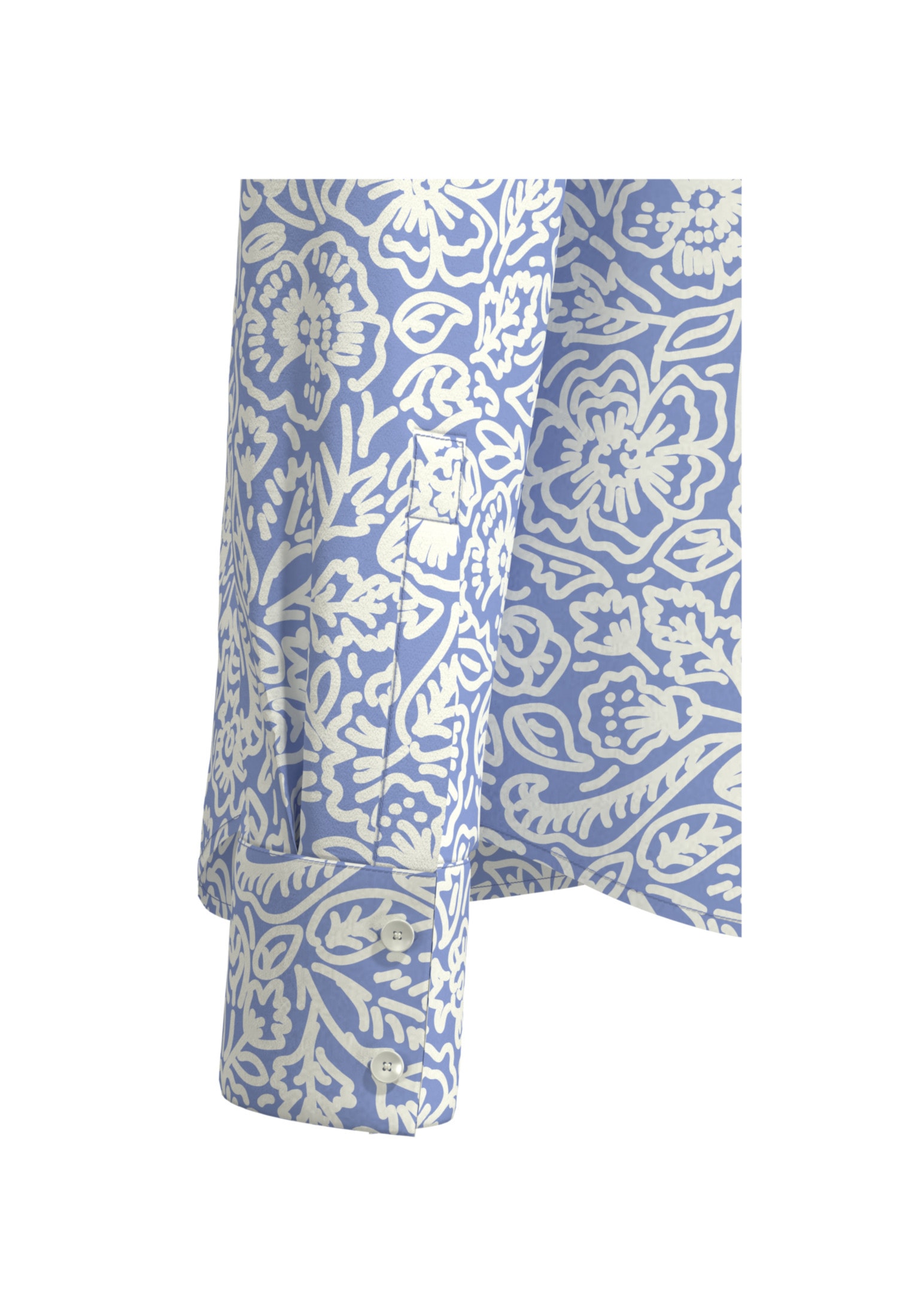 seidensticker Hemdbluse »Schwarze Rose«, Langarm Kragen Floral