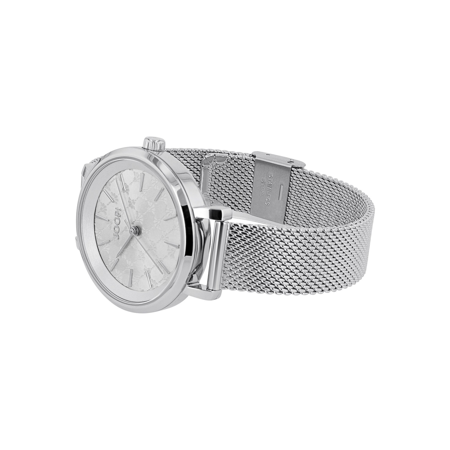 JOOP! Quarzuhr Armbanduhr, Damenuhr, Edelstahlarmband, analog