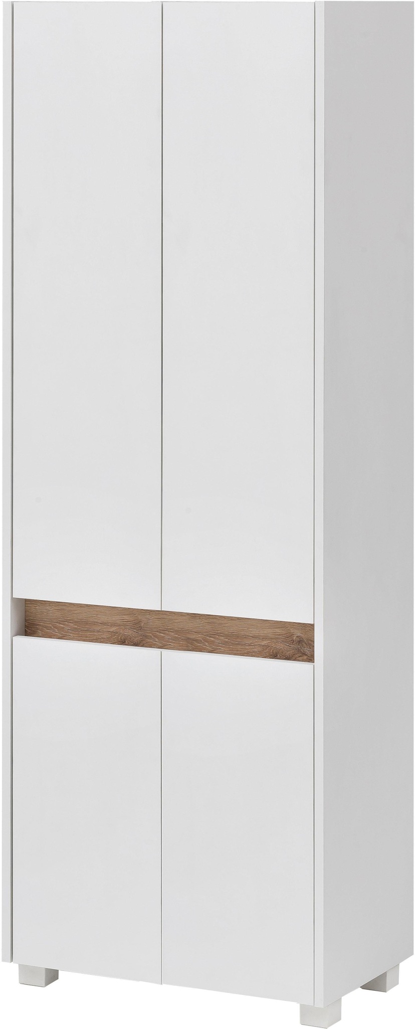 Schildmeyer Hochschrank »Milan«, Breite 40,5 & bestellen auf Metallgriffen Schubladen mit Türen, 3 2 cm, Raten