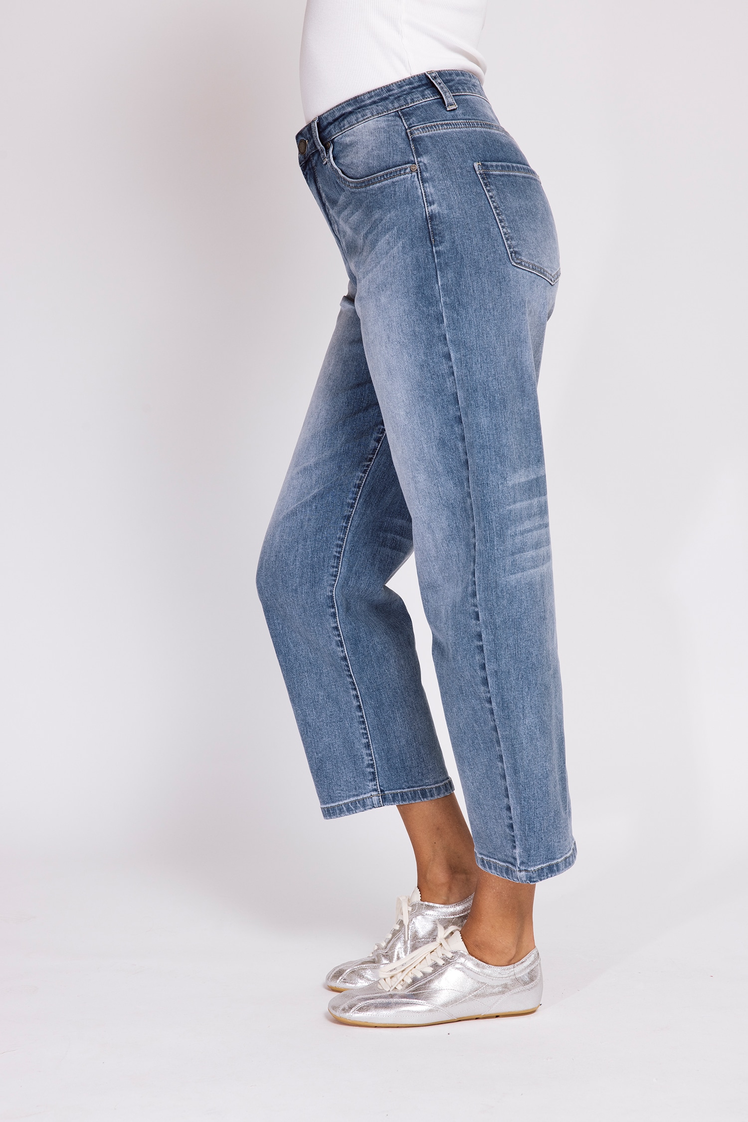 Zhrill 7/8-Jeans »IZA« in bequemer Passform und mit Animal-Print
