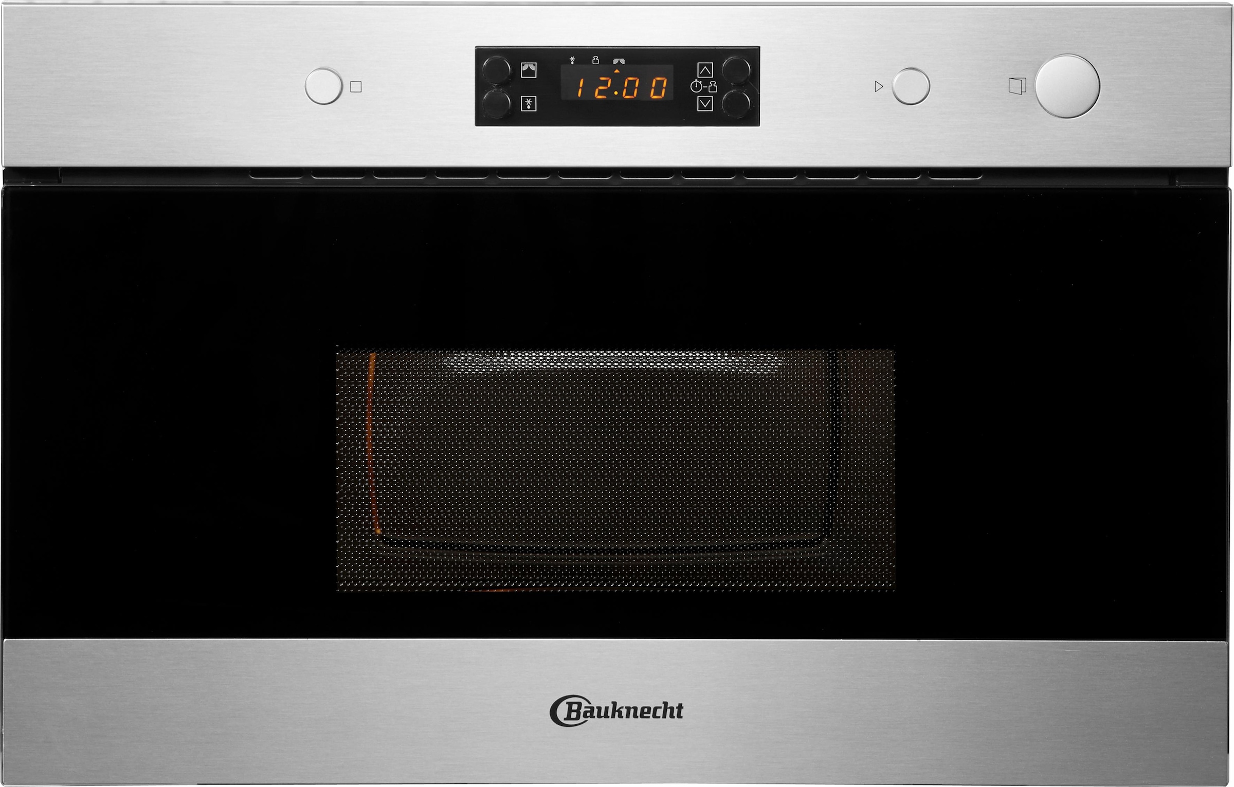 BAUKNECHT, Einbau-Mikrowelle »333072« Mikrowelle 750 W, edelstahlfarben, Einbau-Mikrowelle