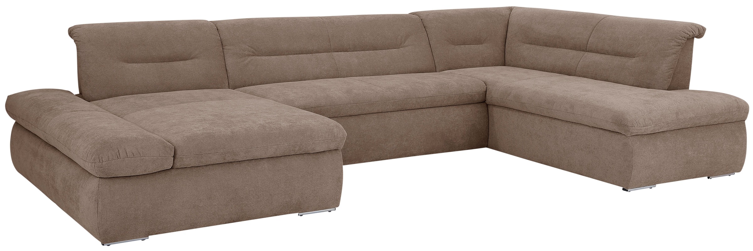 INOSIGN Wohnlandschaft »Avesa U-Form«, Wahlweise mit Armteilverstellung und Bettfunktion, B/T/H: 355/216/80cm
