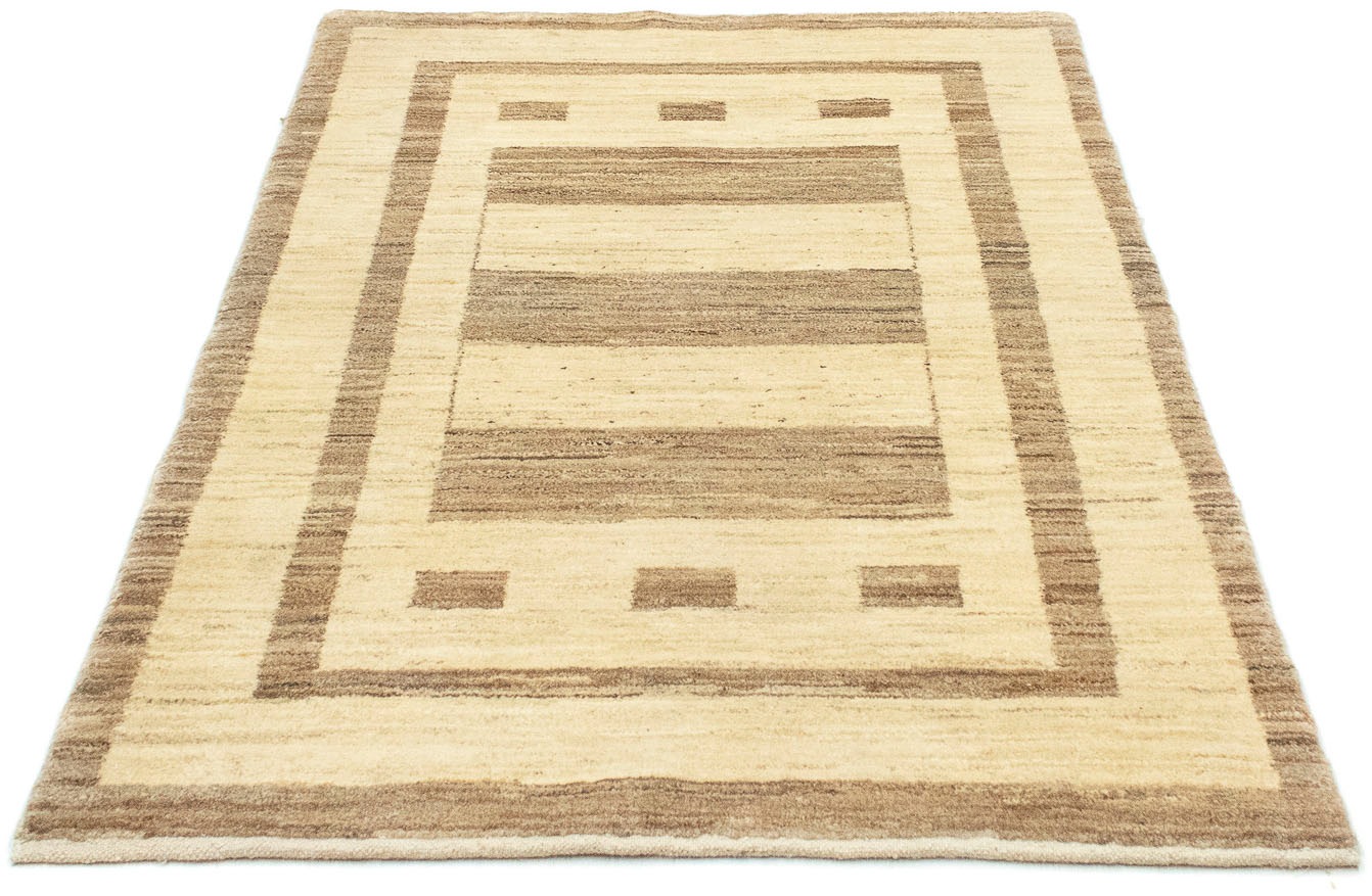 morgenland Wollteppich »Gabbeh Teppich handgeknüpft online kaufen beige«, rechteckig, handgeknüpft