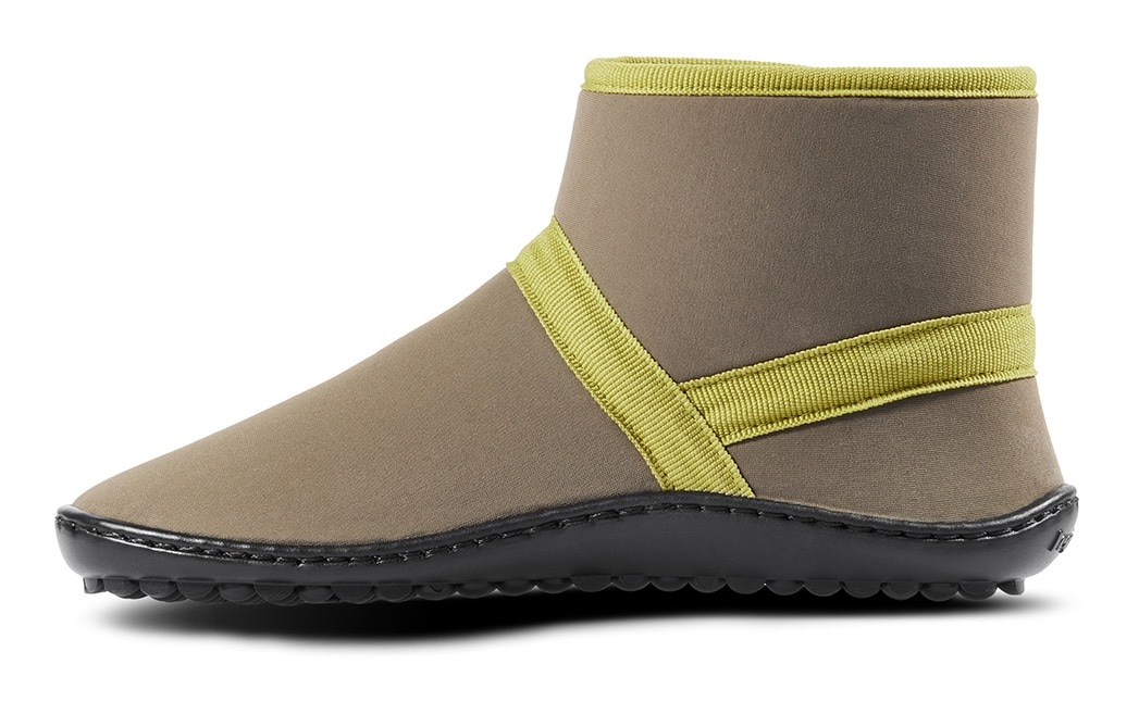 Leguano Barfußschuh »LEGUANITO THERMO«  , Klettschuh, Kinderschuh, Boots mit wasserabweisender TEX-Ausstattung