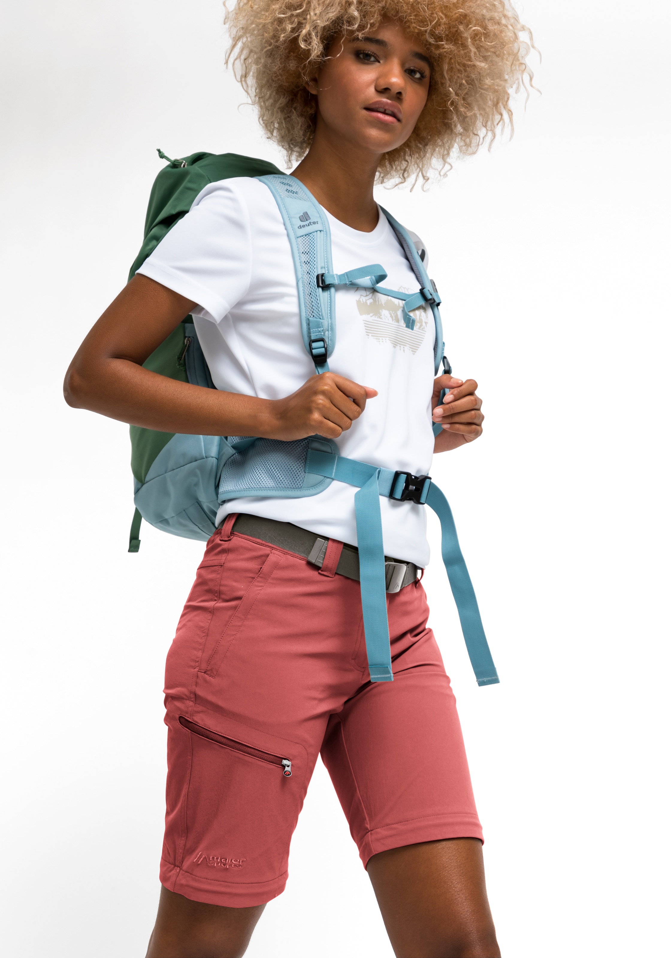Maier Sports Funktionshose »Nata«, Damen Wanderhose, zipp-off Outdoor-Hose, 3 Taschen, Regular Fit