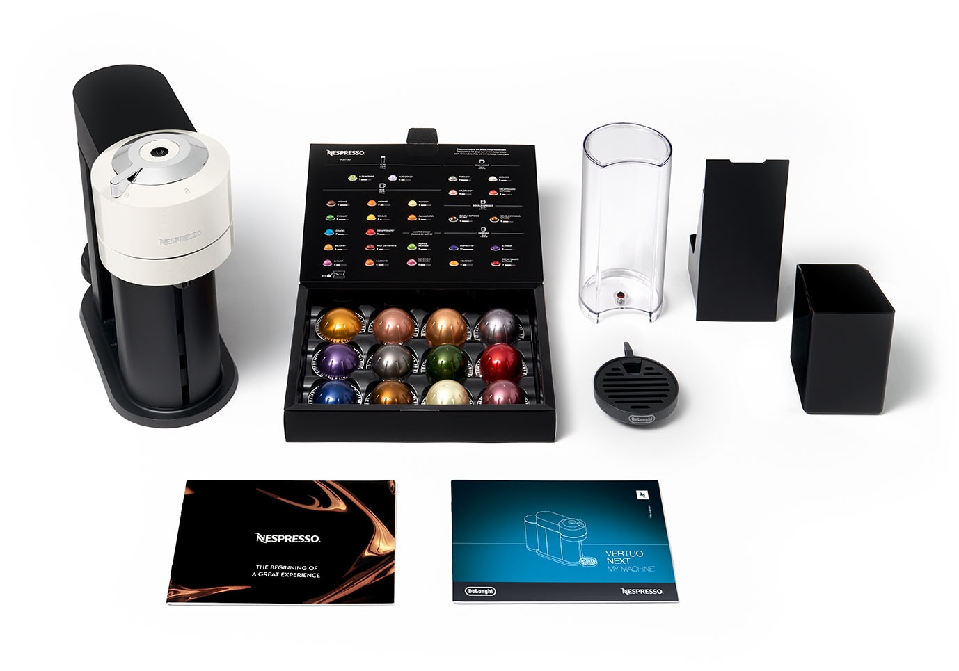 Nespresso Kapselmaschine »Vertuo Next ENV 120.GY von DeLonghi, Dark Grey«
