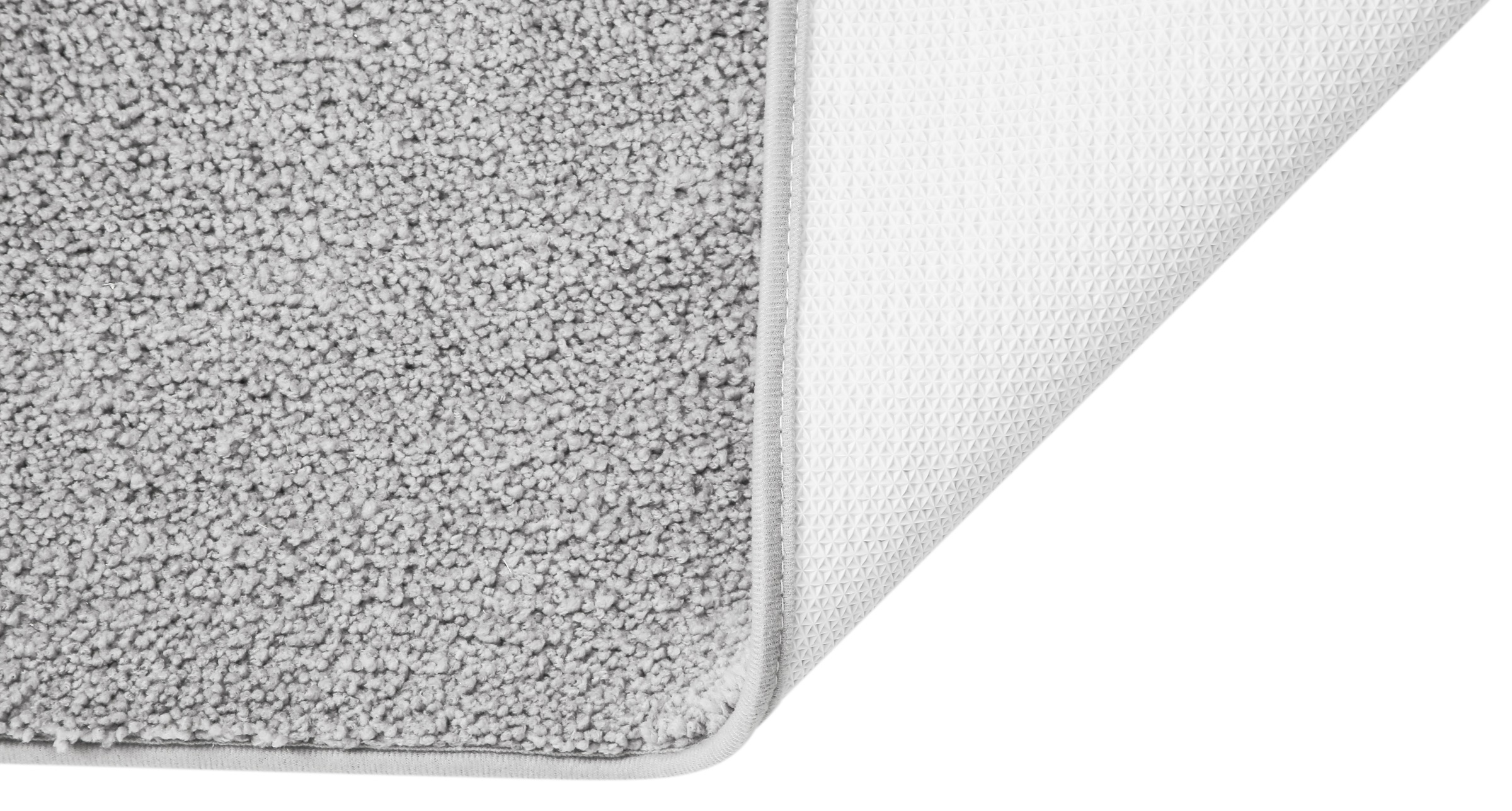 my home Badematte »Regona, Badteppich, Badvorleger, Badezimmer Teppich«, rutschhemmend beschichtet, fußbodenheizungsgeeignet-schnell trocknend-strapazierfähig, Uni Farben, besonders weich, als rechteckig und halbrund erhältlich