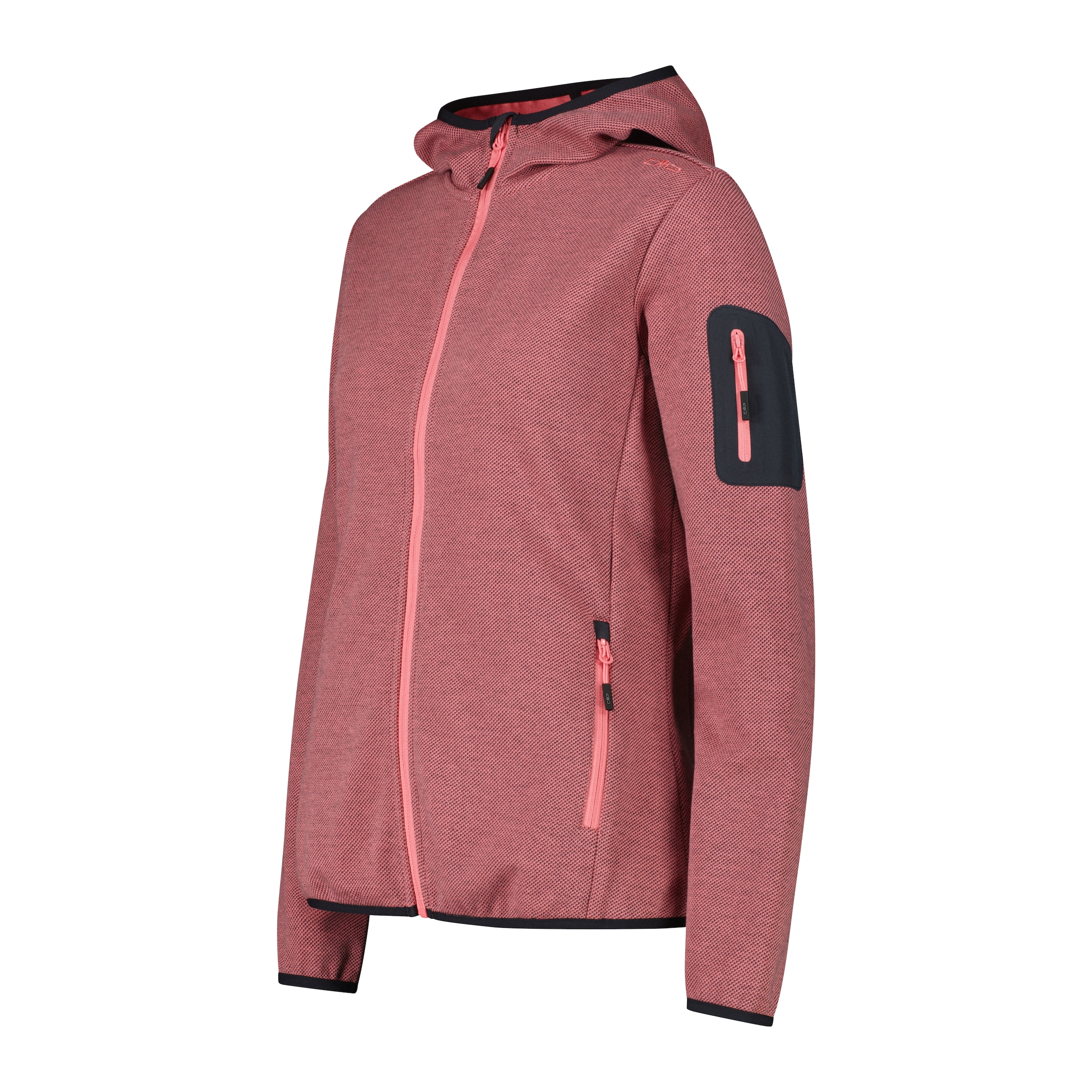 CMP Strickfleecejacke aus Polyester und Baumwolle, erhältlich in den Größen 34 bis 50
