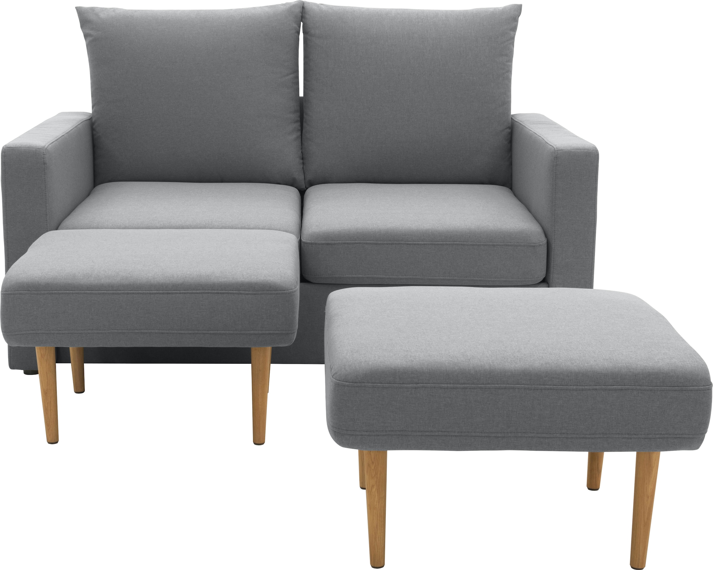 DOMO collection 2-Sitzer »Slunce, Outdoor-Raumwunder«, 2-Sitzer inkl. 2 Hocker, Outdoor geeignet