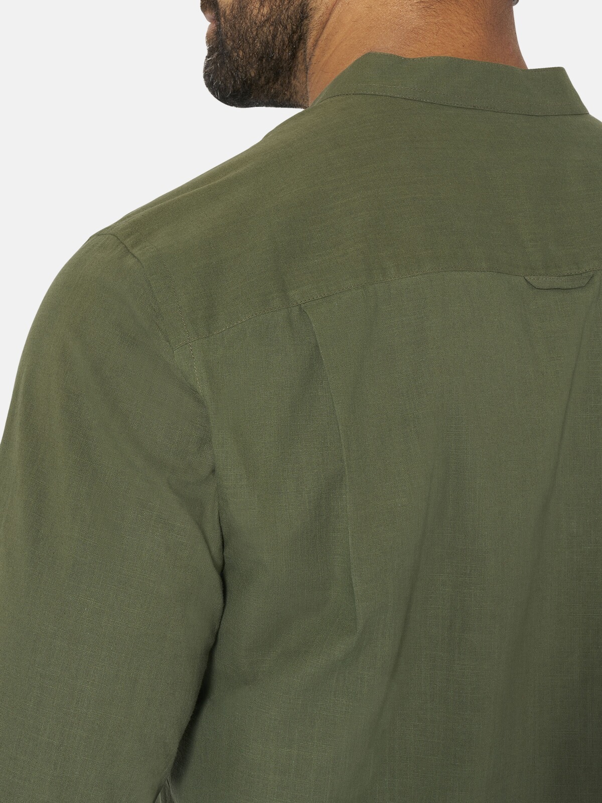 Jan Vanderstorm Langarmhemd »Stehkragenhemd KALLU«