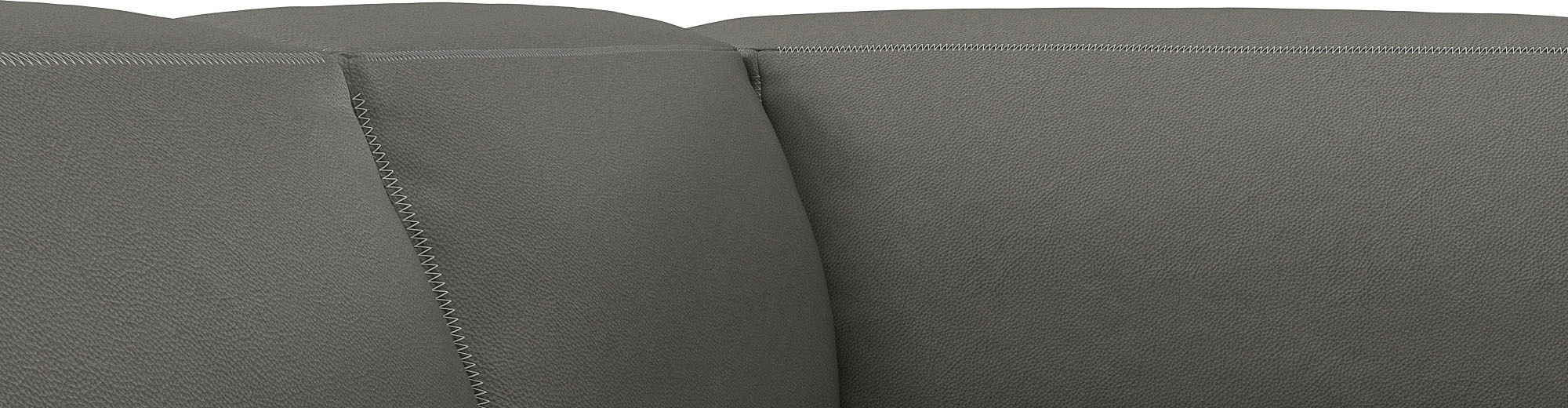 FLEXLUX Ecksofa »Lucera«, modern & anschmiegsam, Kaltschaum, Stahl-Wellenunterfederung