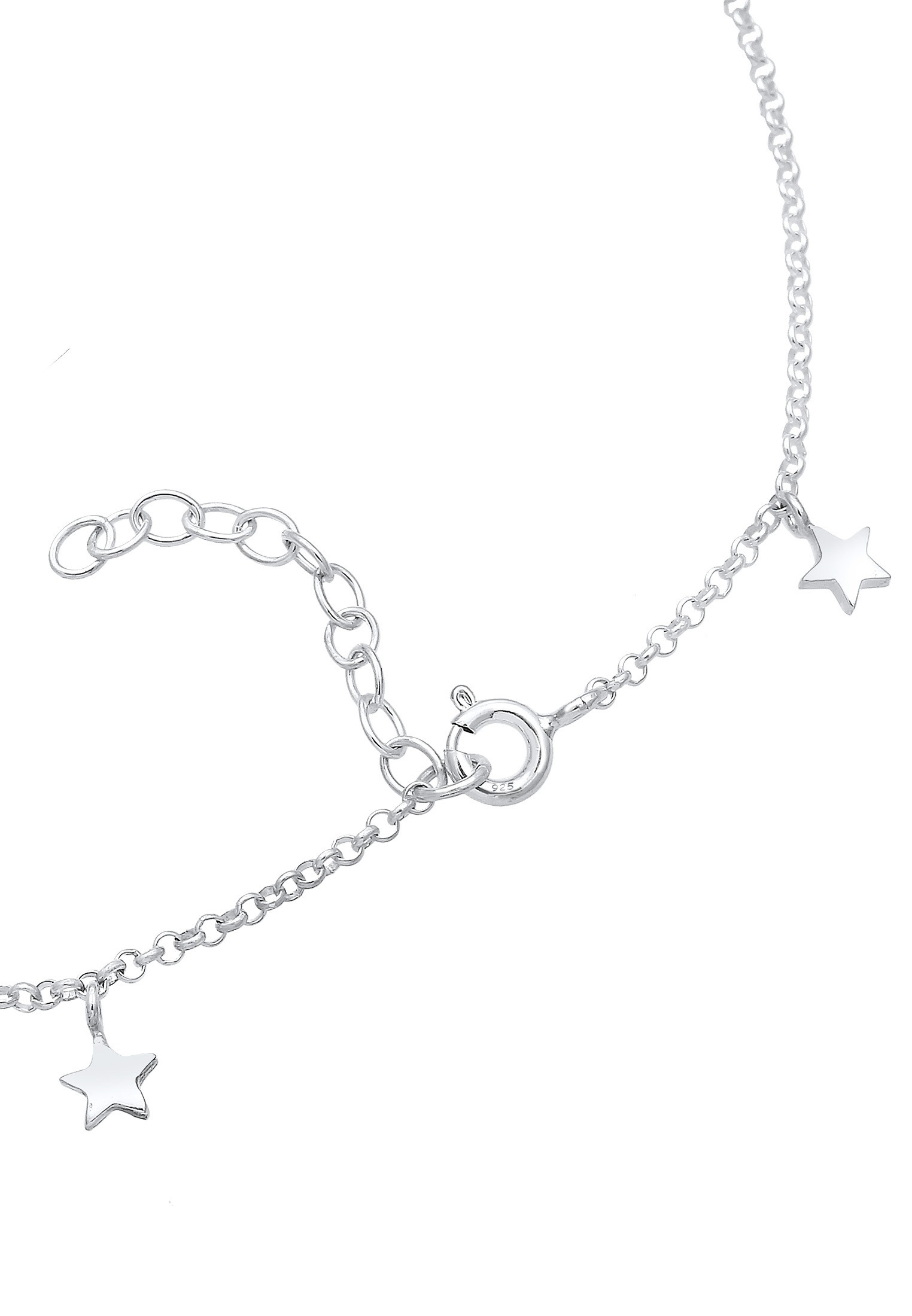 Elli Fußkette »Fußschmuck Sterne Fußkette im Astro Style 925 Silber«