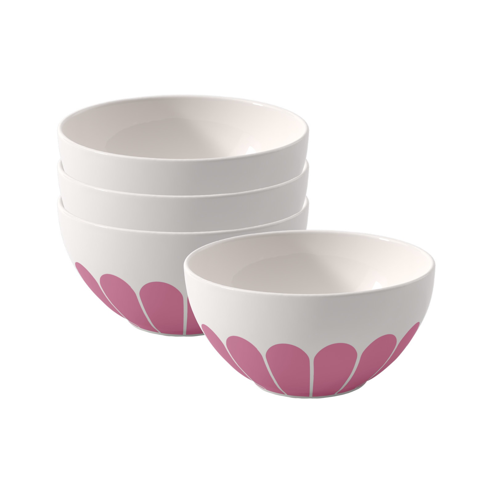 Villeroy & Boch Müslischale "Fleur 4 Stück" 4 Stk. aus Porzellan
