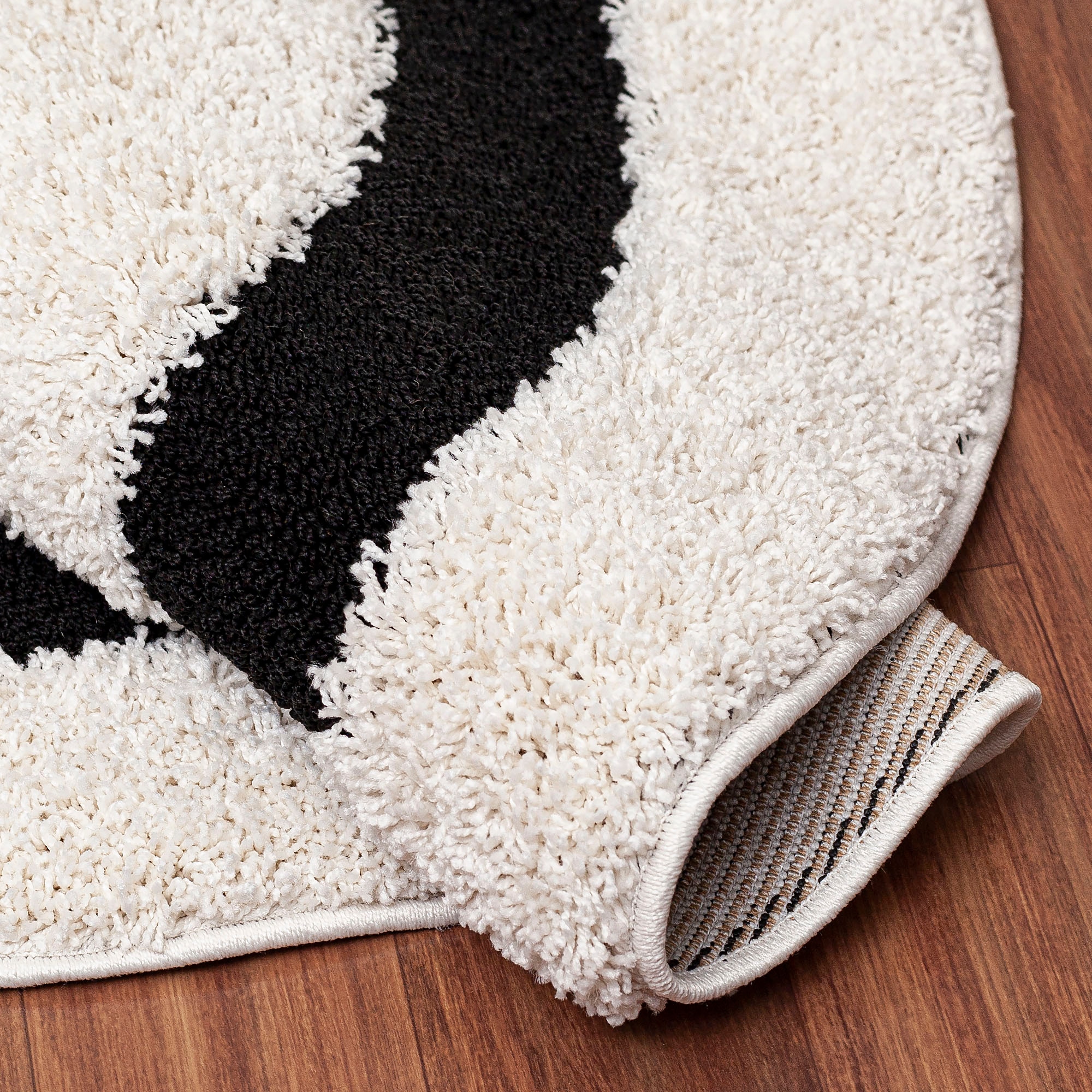 Sanat Hochflor-Teppich »Luxus 3500«, rund, 30 mm Höhe, robuster Langflor, weich, Wohnzimmer, Schlafzimmer
