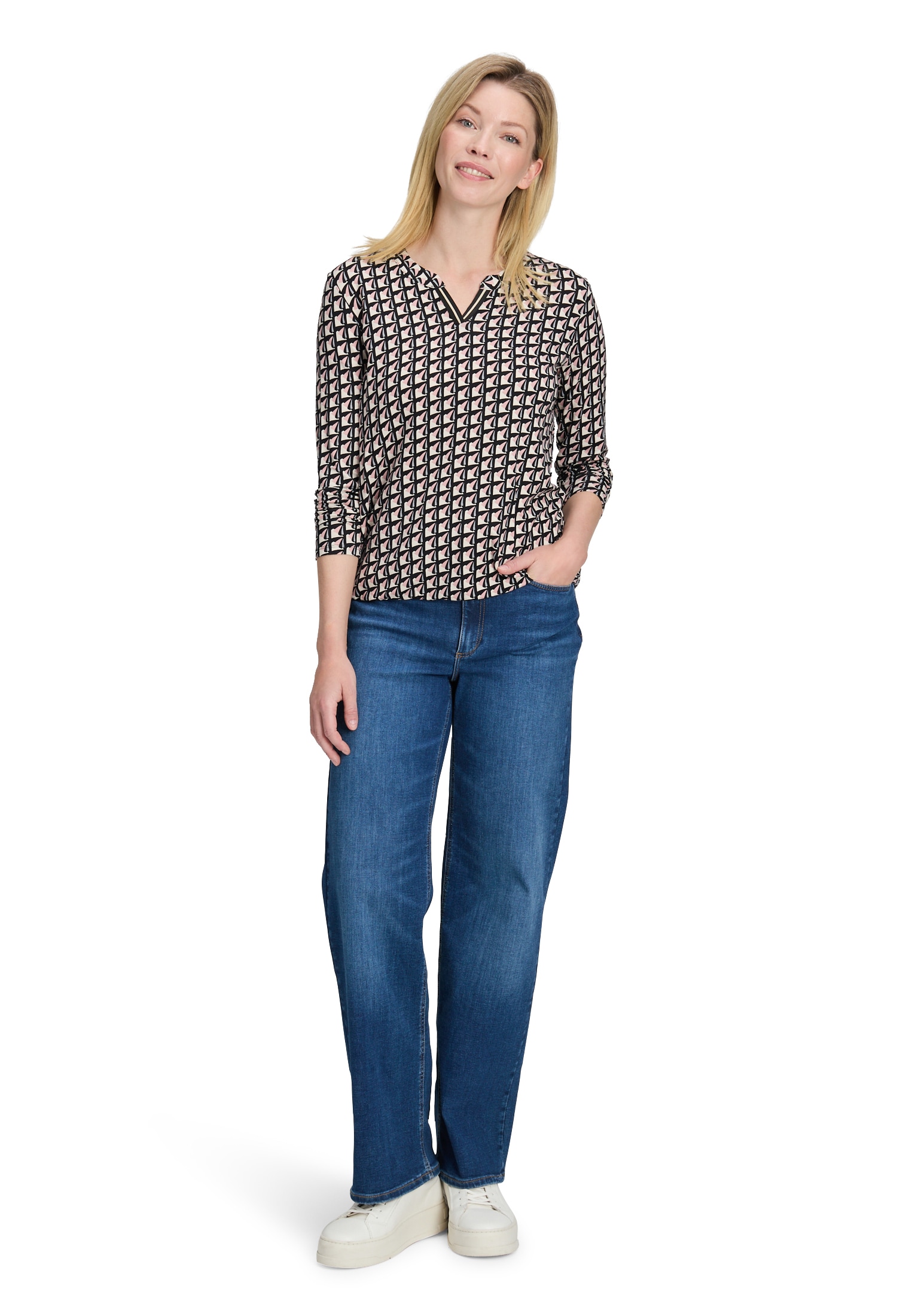 Betty Barclay Langarmshirt »Blusenshirt mit Print«