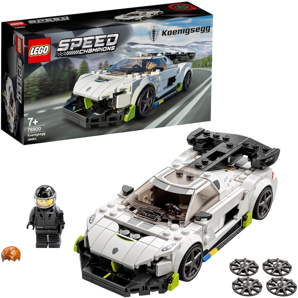 LEGO® Konstruktionsspielsteine »Koenigsegg Jesko (76900), LEGO® Speed Champions«, (280 St.)