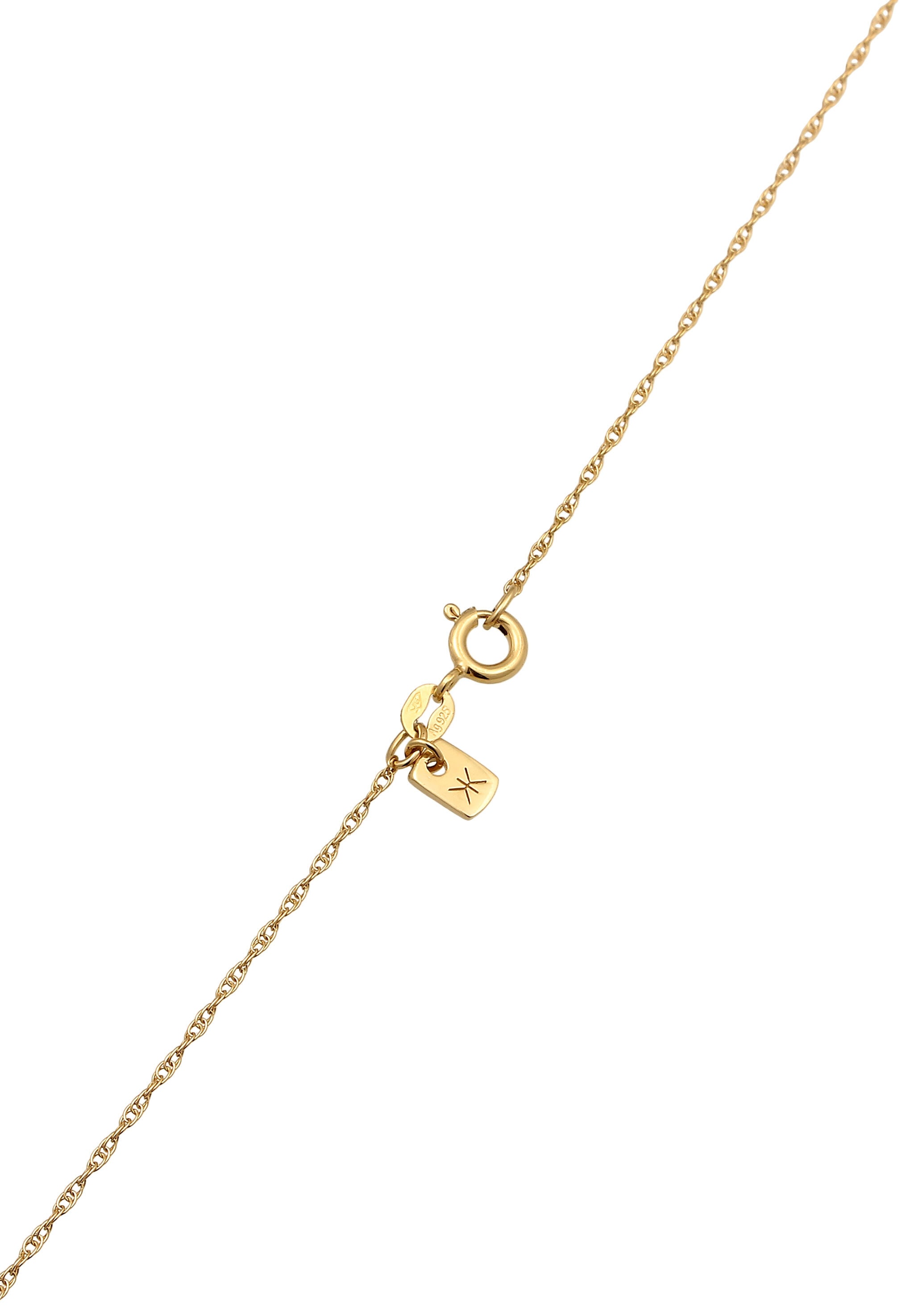 Kuzzoi Silberkette »Halskette Basic Gliederkette Gedreht 925 Sterling Silber«