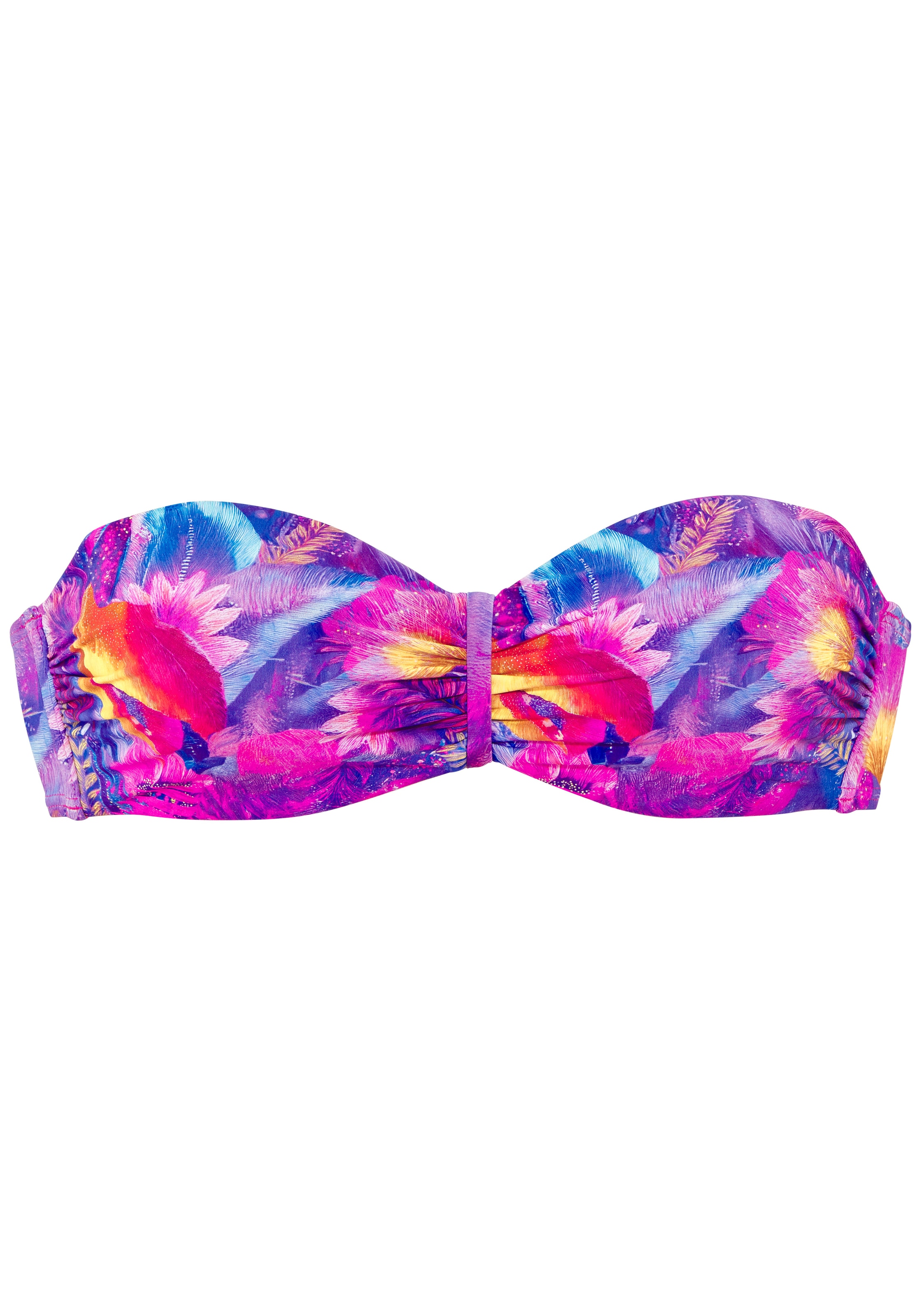 Venice Beach Bügel-Bandeau-Bikini-Top »Zarina« im farbenträchtigem Design