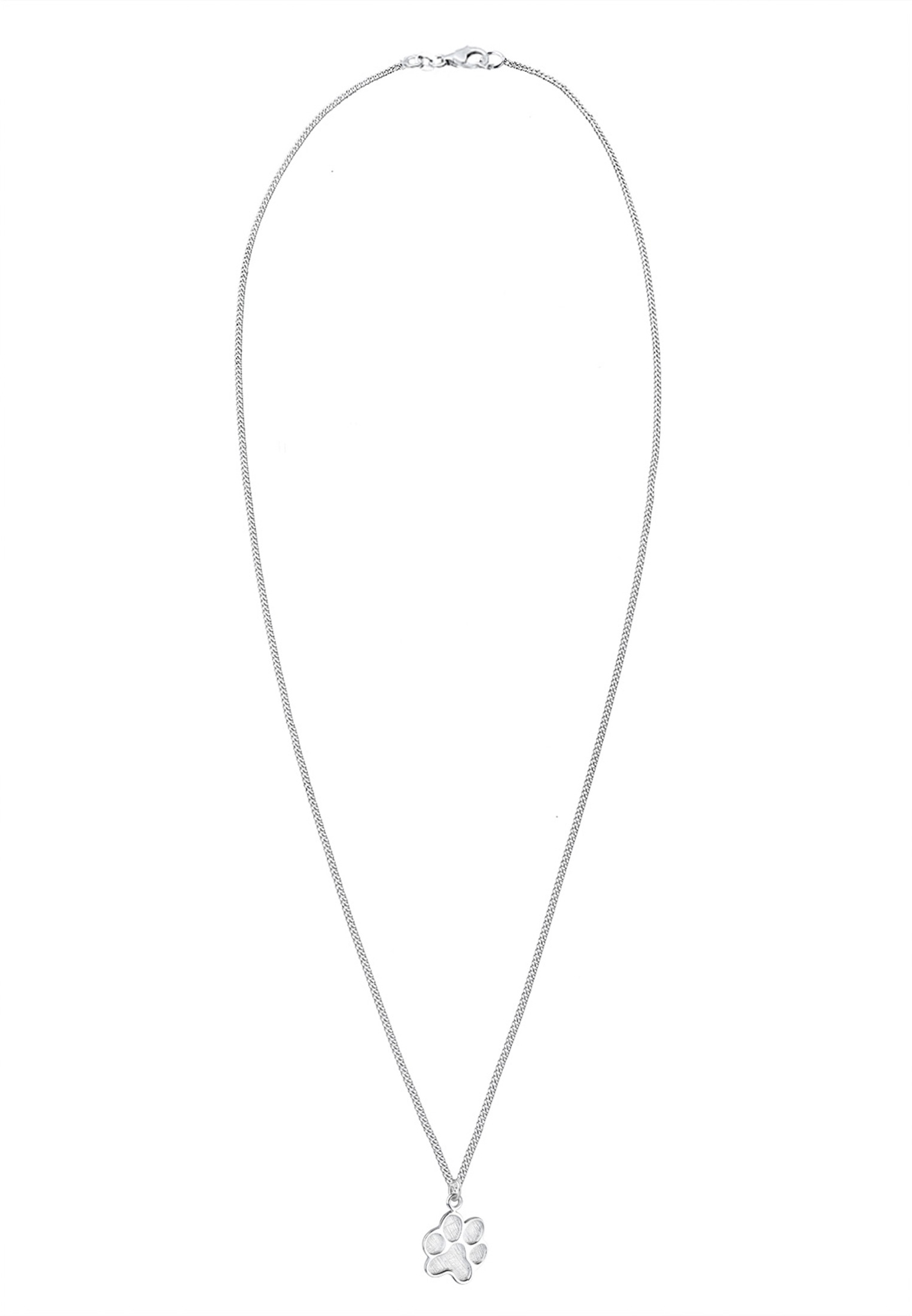 Elli Kette mit Anhänger »Halskette Pfote Symbol Hund 925 Silber«