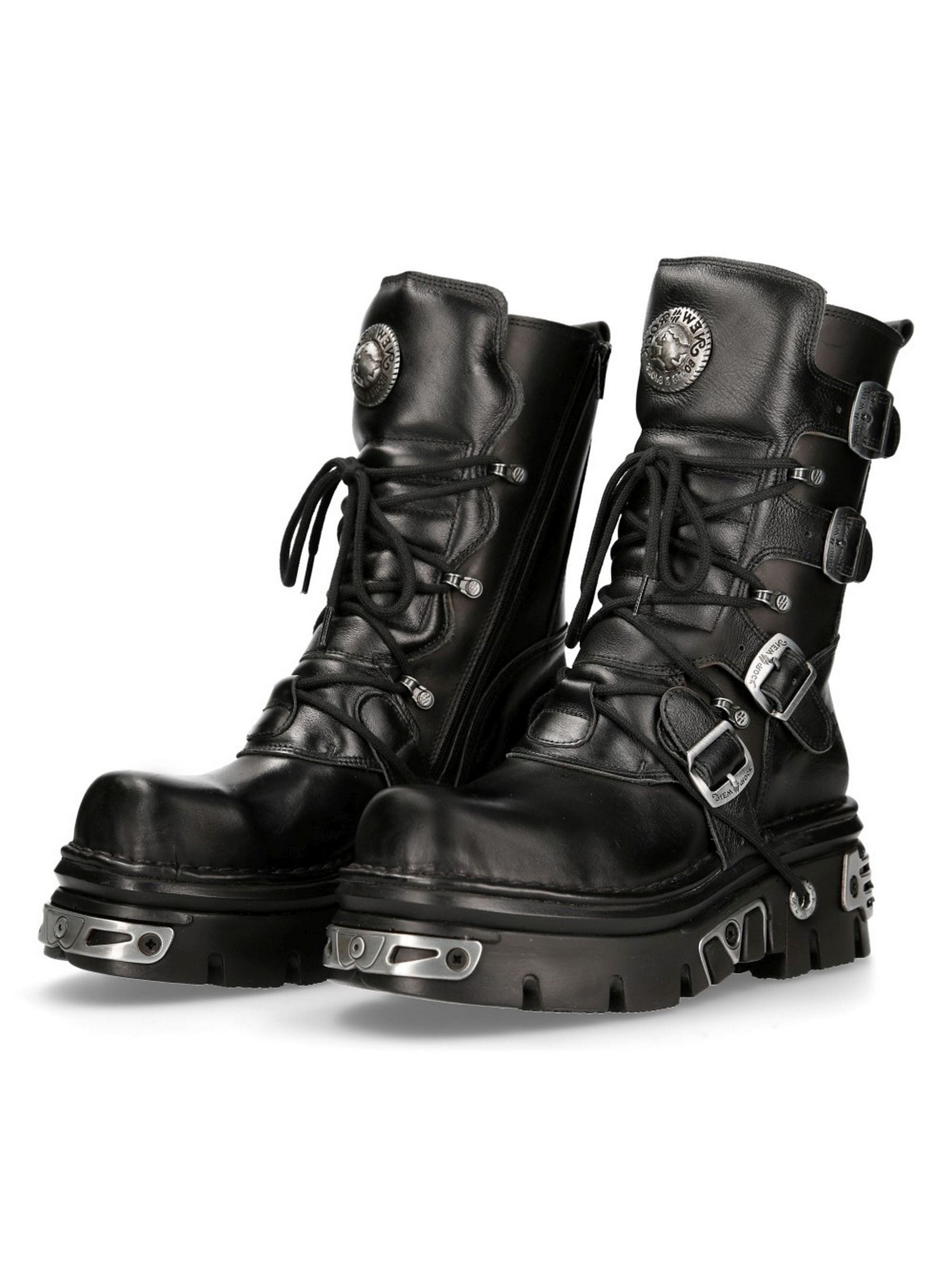 NEW ROCK Plateaustiefel »Plateau Boots M-373-S4«  Handgefertigt, Made in Spain