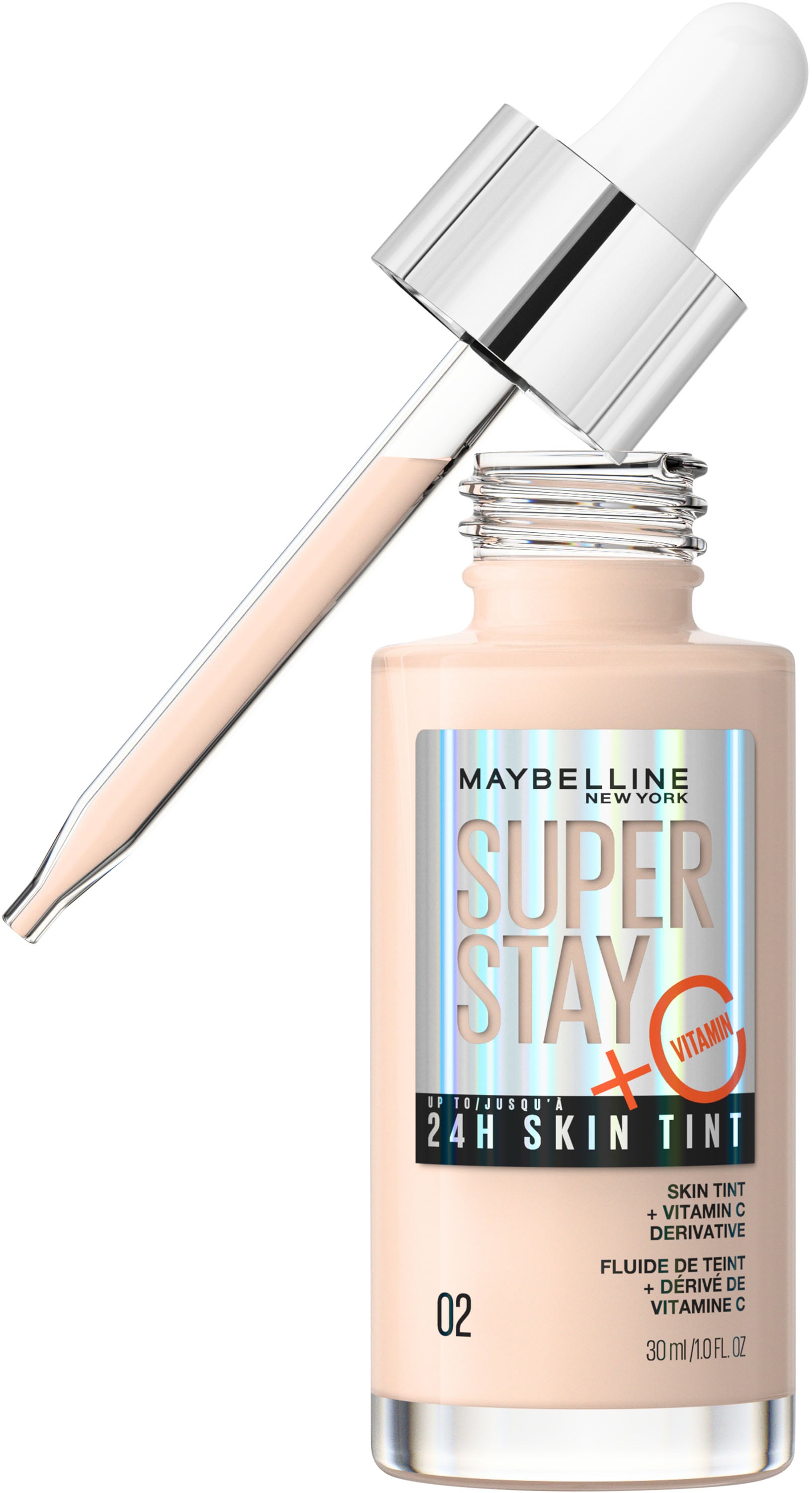MAYBELLINE NEW YORK Foundation »Maybelline New York Super Stay 24H Skin Tint«, mit Vitamin C
