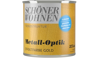 SCHÖNER WOHNEN-Kollektion Wand- und Deckenfarbe »Trendstruktur Metall-Optik«, 375 ml,...