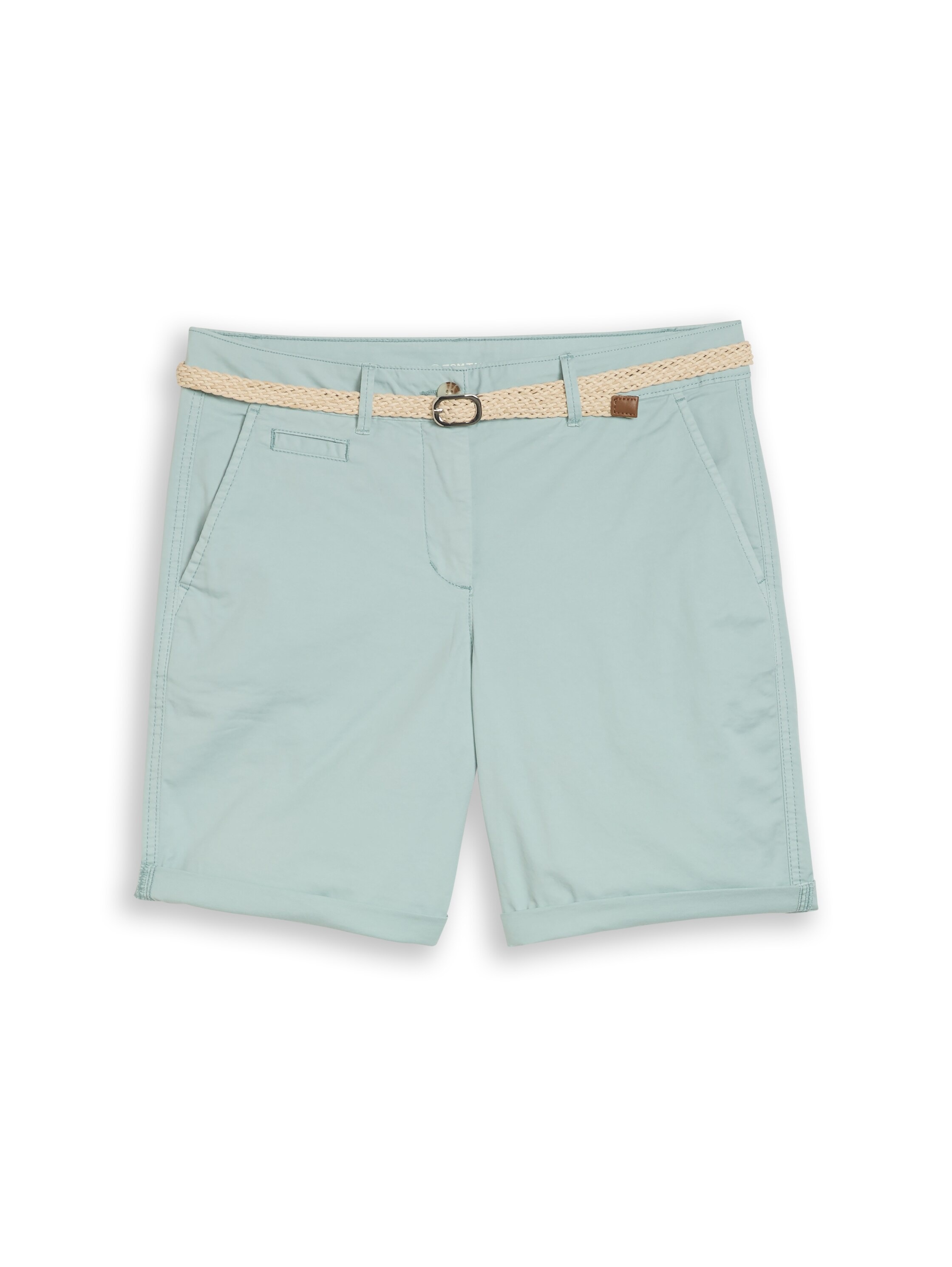 TOM TAILOR Chinoshorts »TOM TAILOR Chino Bermuda«  mit Gürtel und Stretch