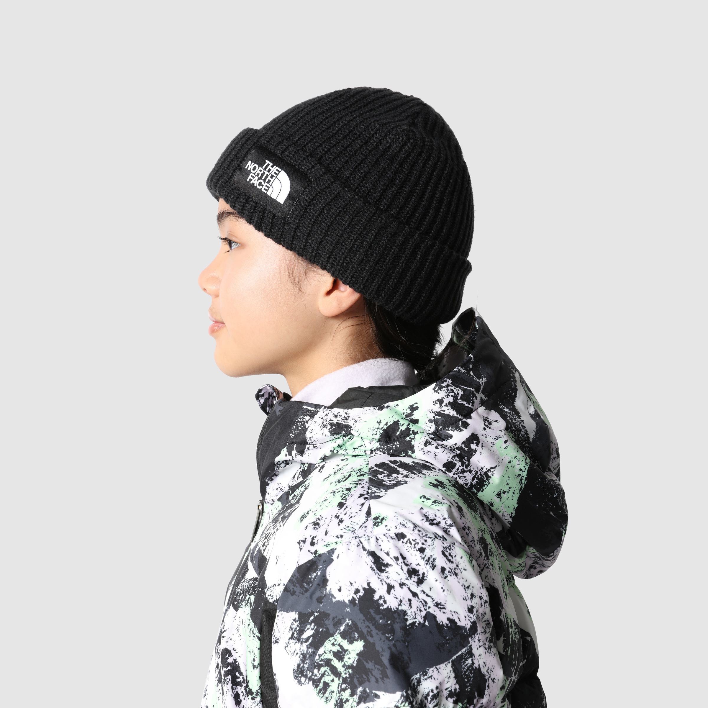 The North Face bei DOG Beanie LINED mit BEANIE«, Logo-Label »KIDS SALTY ♕