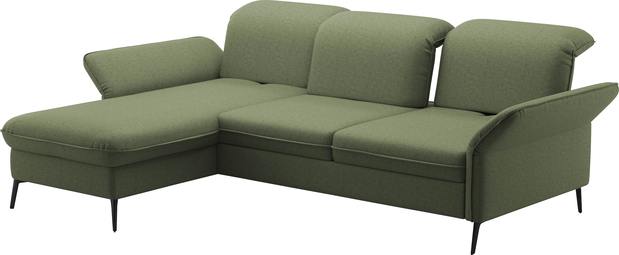sit&more Ecksofa »Emely«, mit Sitztiefenverstellung optional mit Bettfunktion und Bettkasten