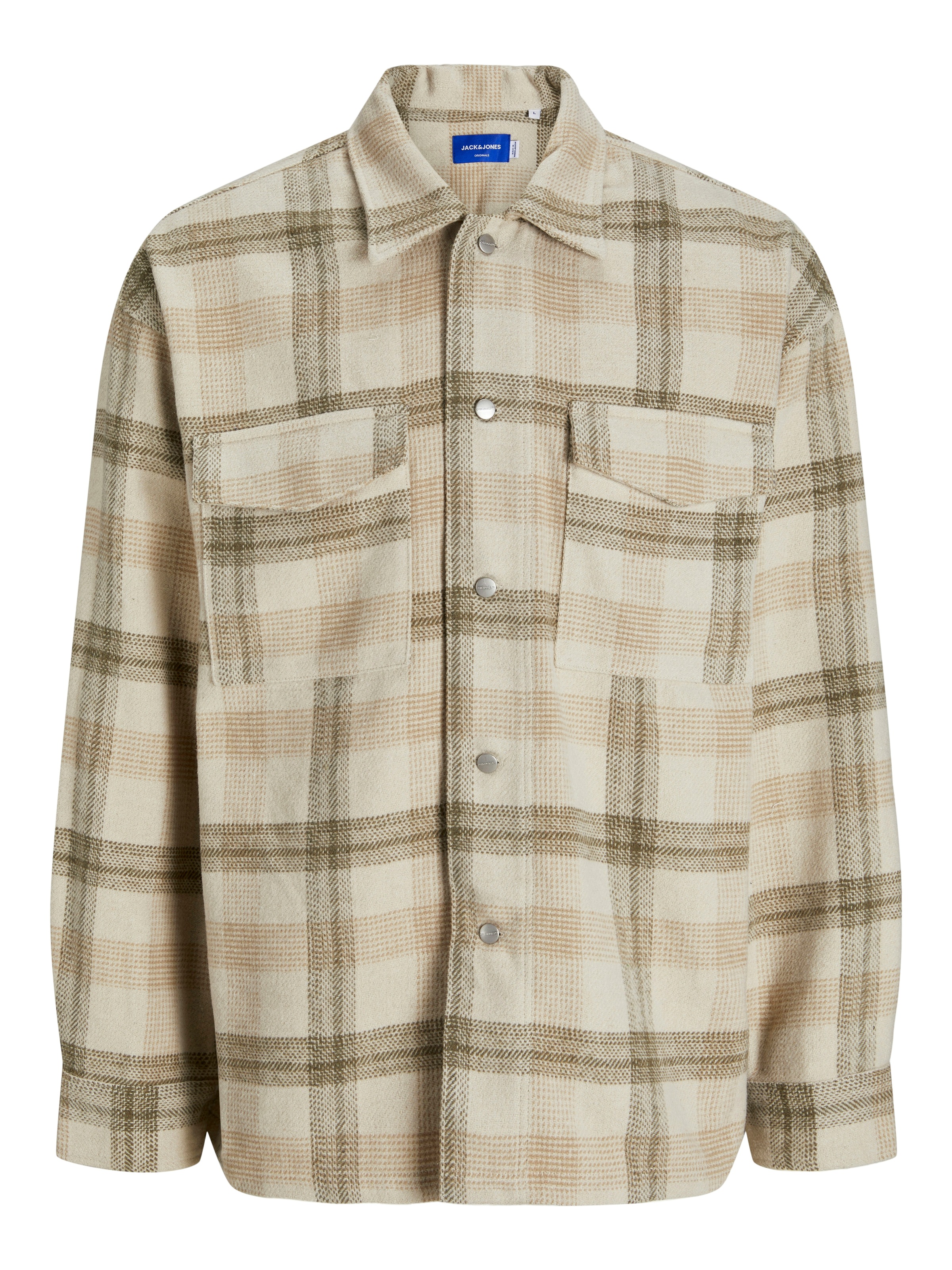 Jack & Jones Langarmhemd »JORVESTERBRO CHECK OVERSHIRT LS SN«