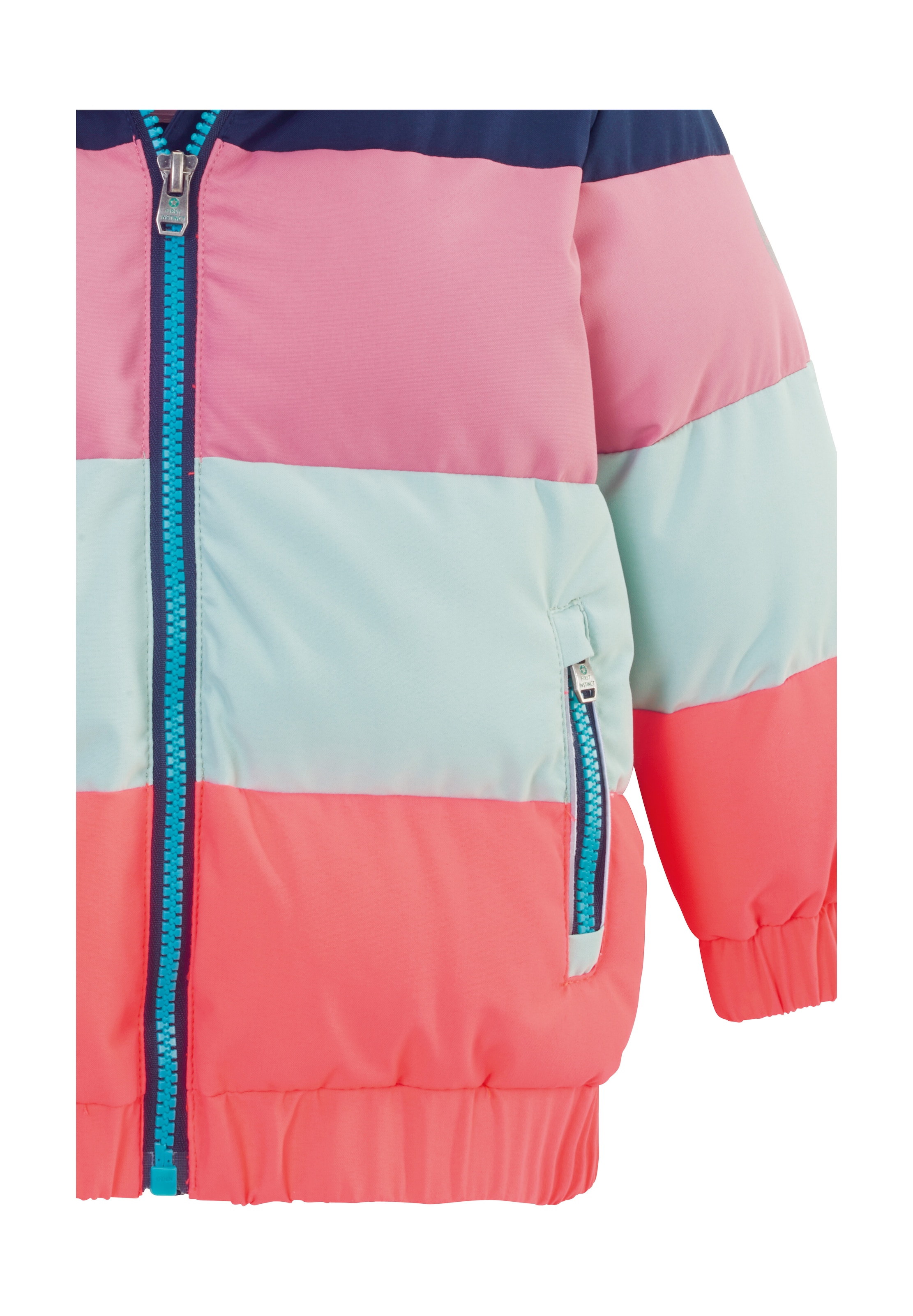 first instinct by killtec Steppjacke »FIOW 30 MNS QLTD JCKT« Gefütterte Winterjacke, wasserabweisend, atmungsaktiv, Colourblock