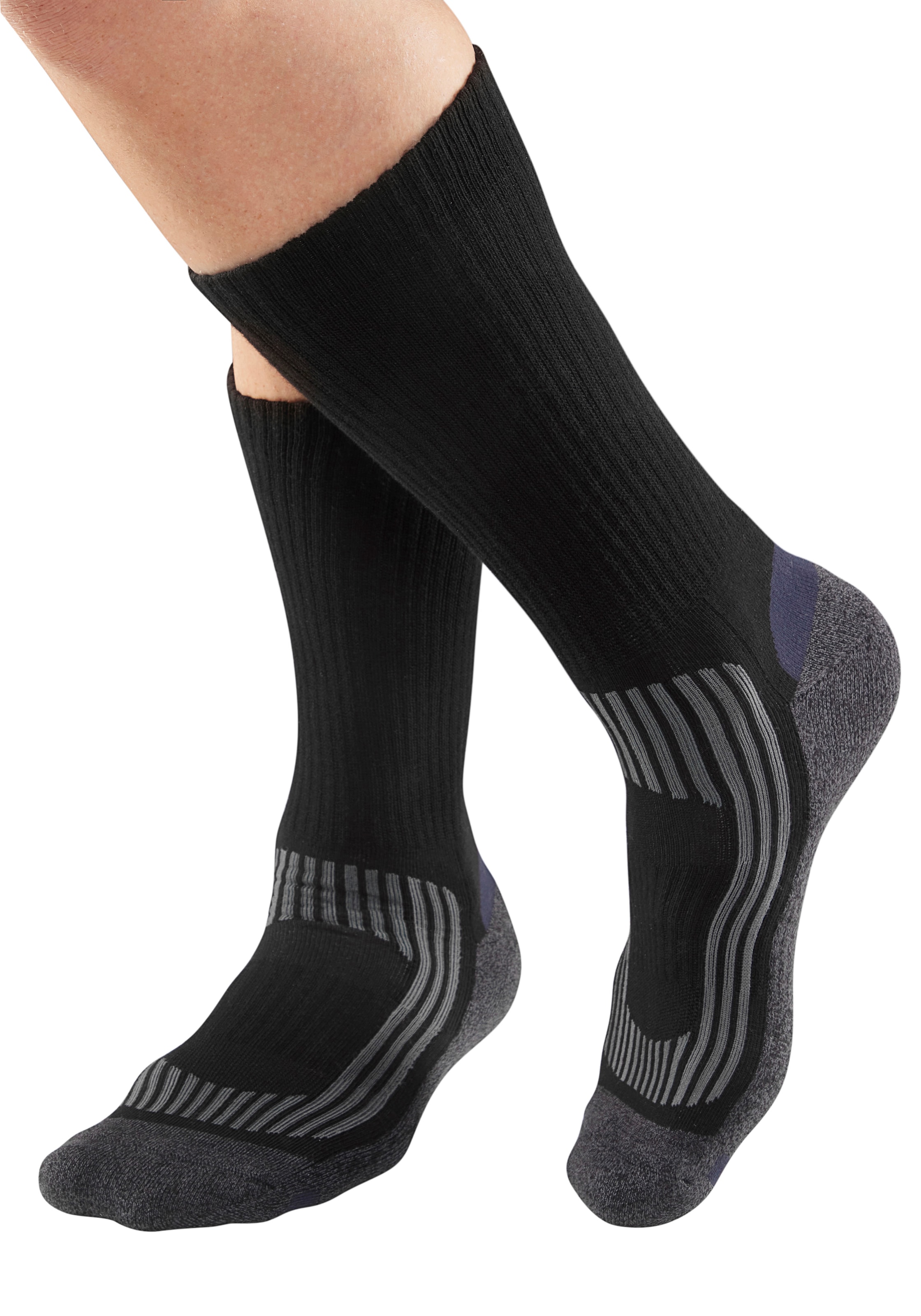 H.I.S Wandersocken, (Packung, 2 Paar), weich gepolstert