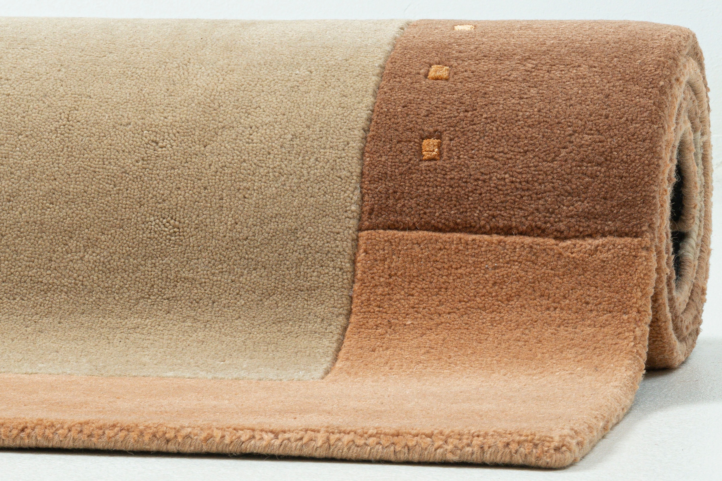 THEKO Wollteppich »Royal Ganges« rechteckig 13 mm Höhe 95% Wolle, mit Bordüre, ideal im Wohnzimmer & Schlafzimmer