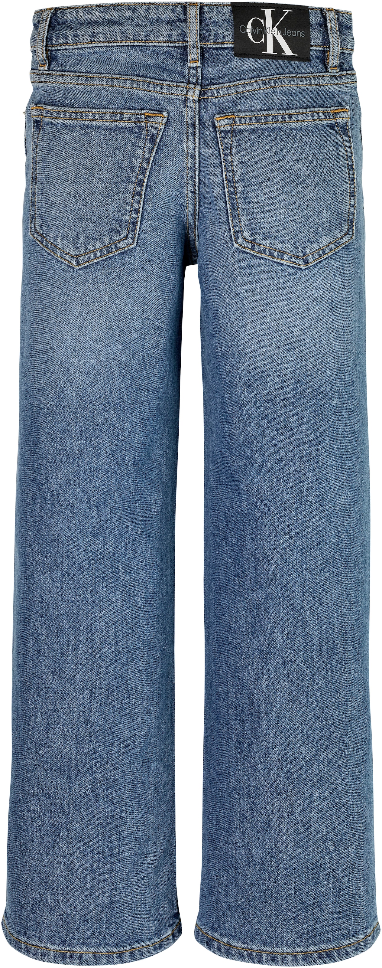 Calvin Klein Jeans Straight-Jeans »HR WIDE LEG AUTH BLUE DENIM«, für Kinder bis 16 Jahre