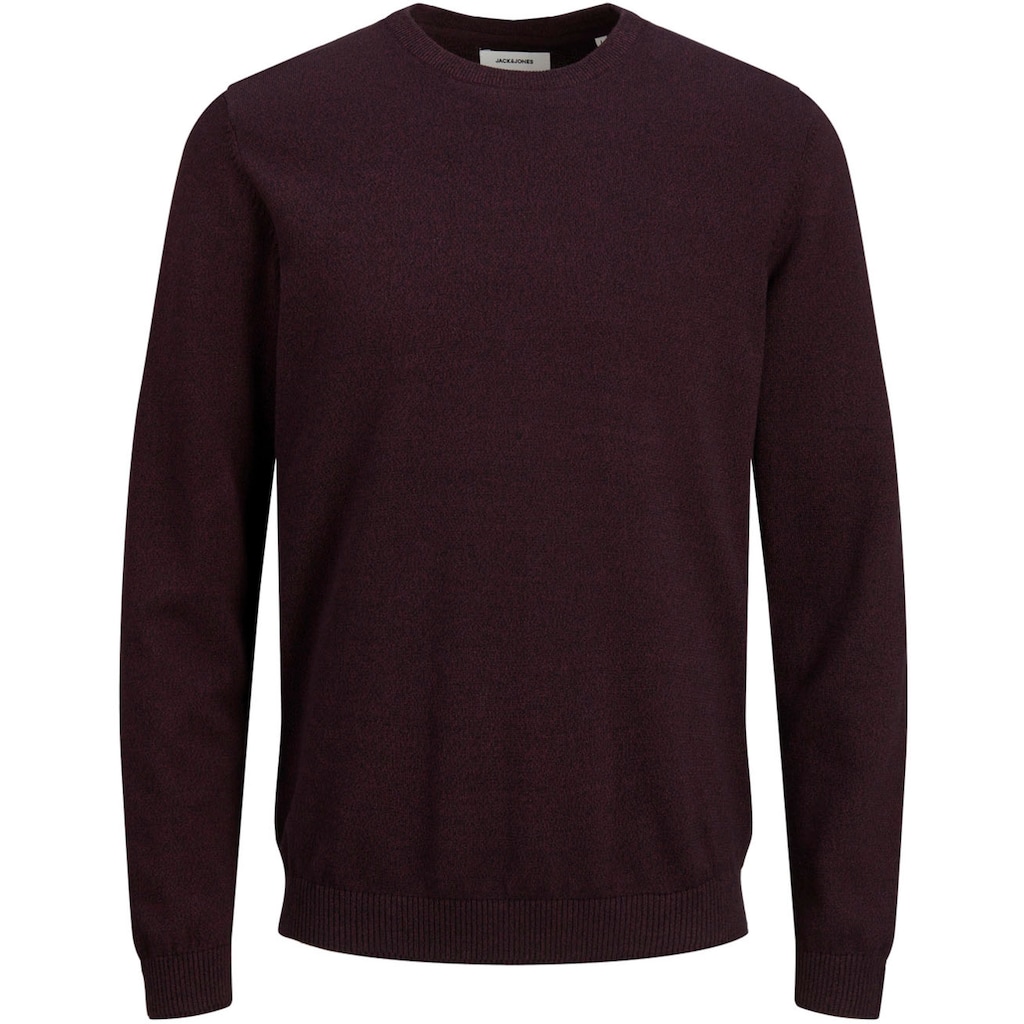 Jack & Jones Rundhalspullover »BASIC KNIT CREW NECK«