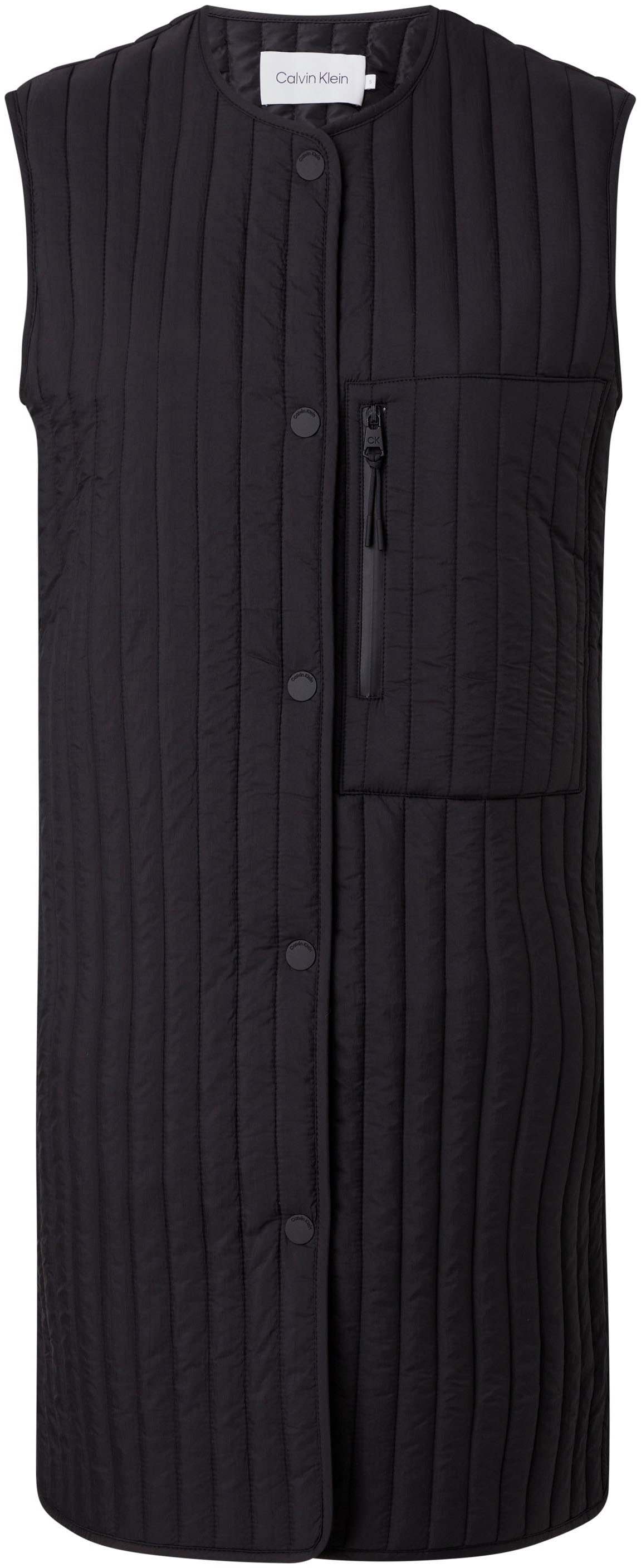 Calvin Klein Steppweste »LW VERTICAL QUILTED LONG VEST« kaufen