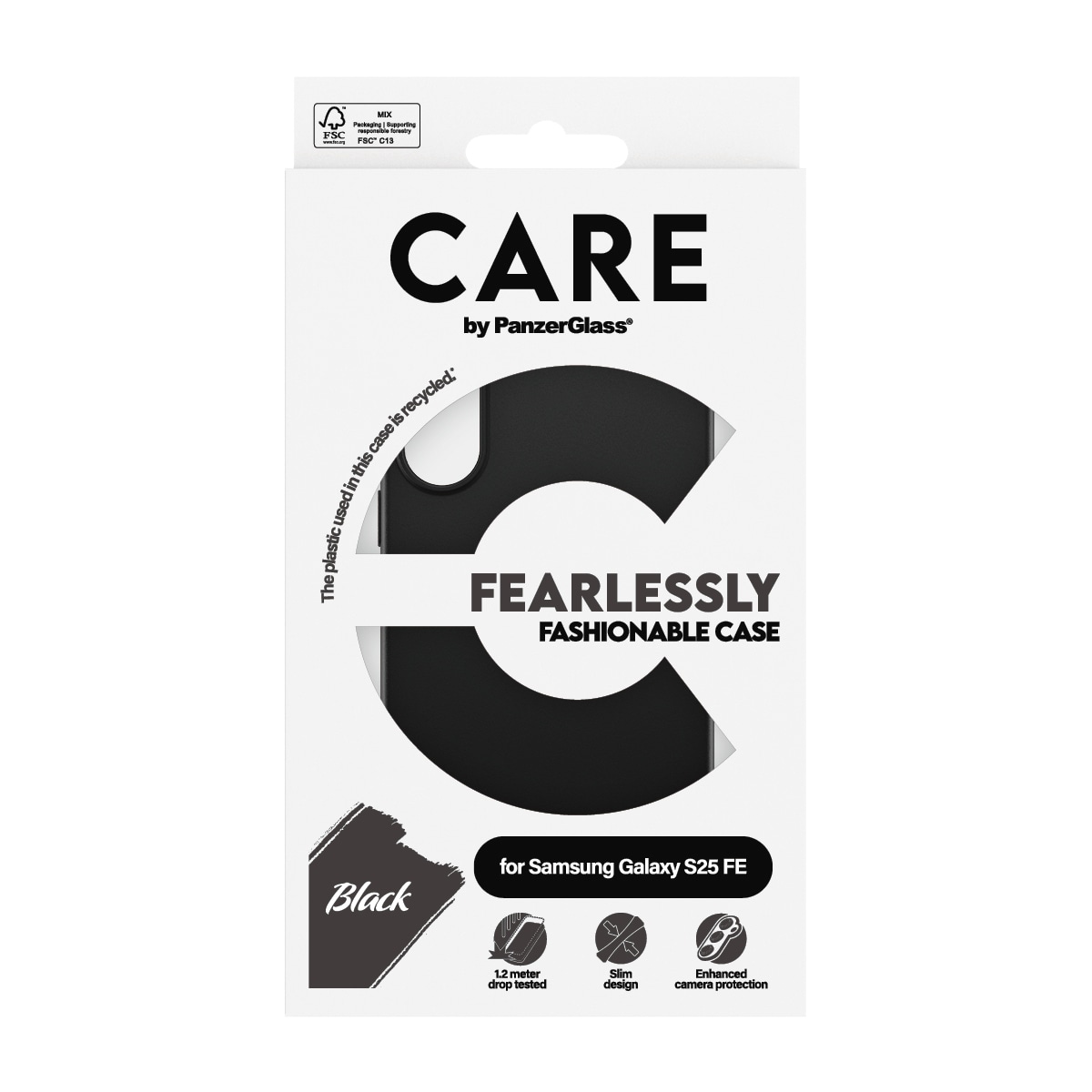CARE by PanzerGlass Handyhülle »Fearlessly Fashionable Case für Samsung Galaxy S25 FE« Smartphones Backcover, Schutzhülle, Handyschutzhülle, Case, Schutzcase, stoßfest