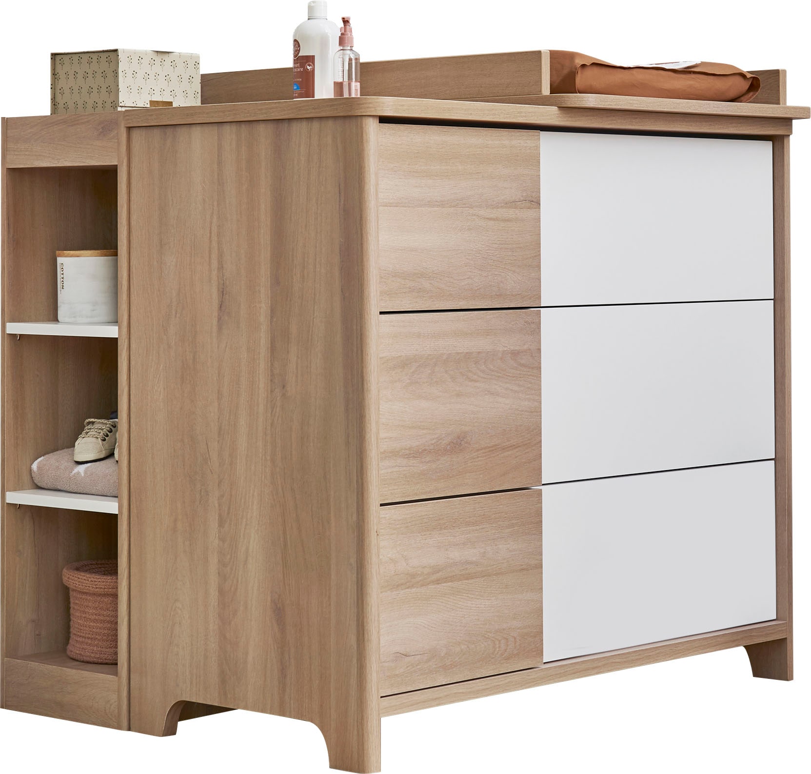 Galipette Wickelkommode »Sacha«, bis 25 kg, Kollektion für Kinder von 0 bis 5 Jahre und +, 60 cm