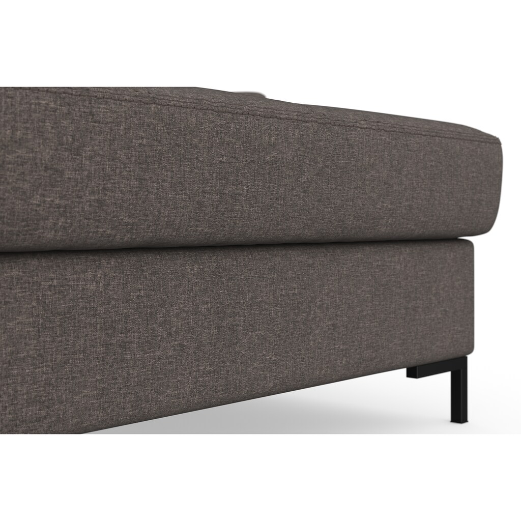 DOMO collection Ecksofa »Capelo«, mit Armteilverstellung, wahlweise mit Bettfunktion, Federkern