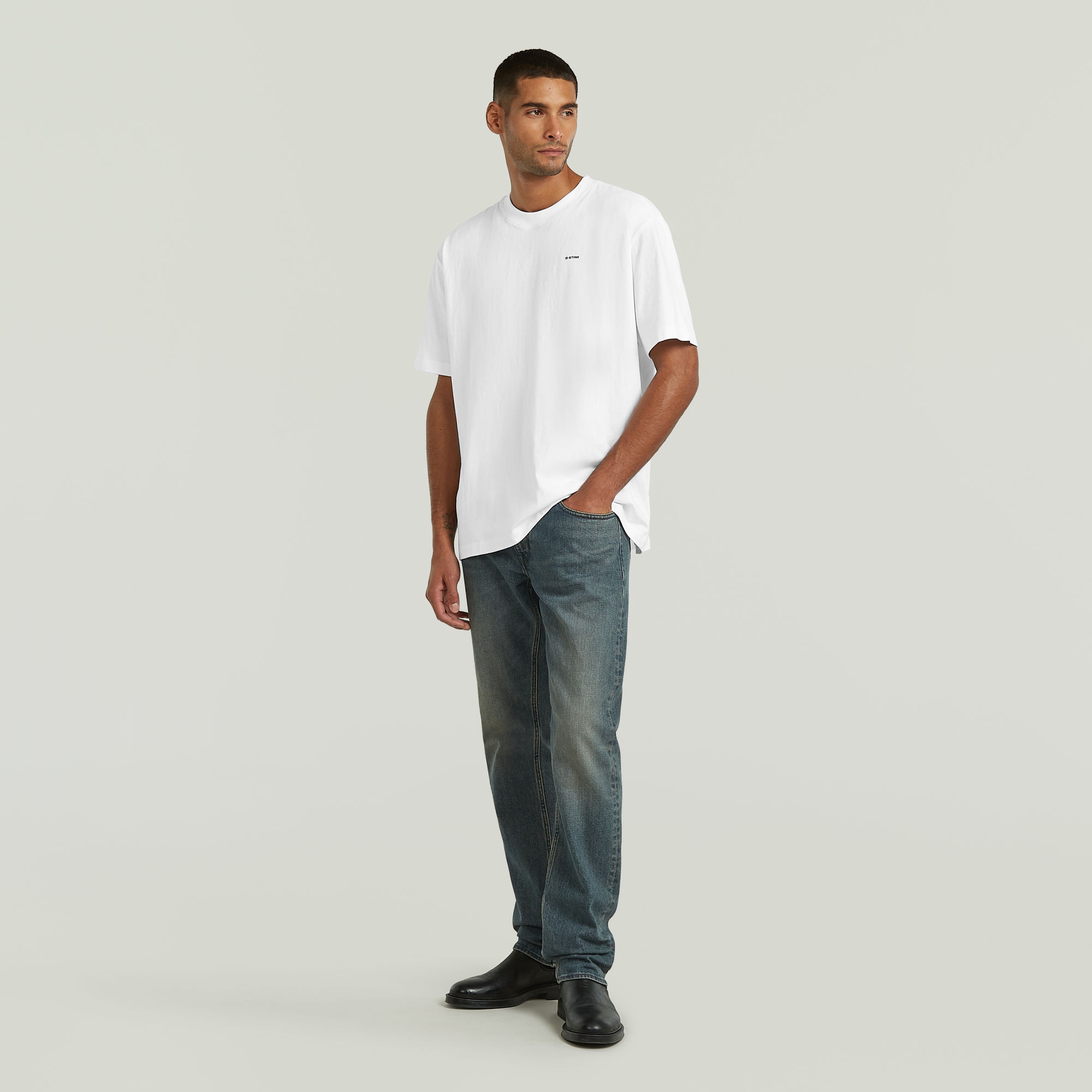 G-STAR T-Shirt »Relaxed Base« Baumwolljersey mit Rundhals