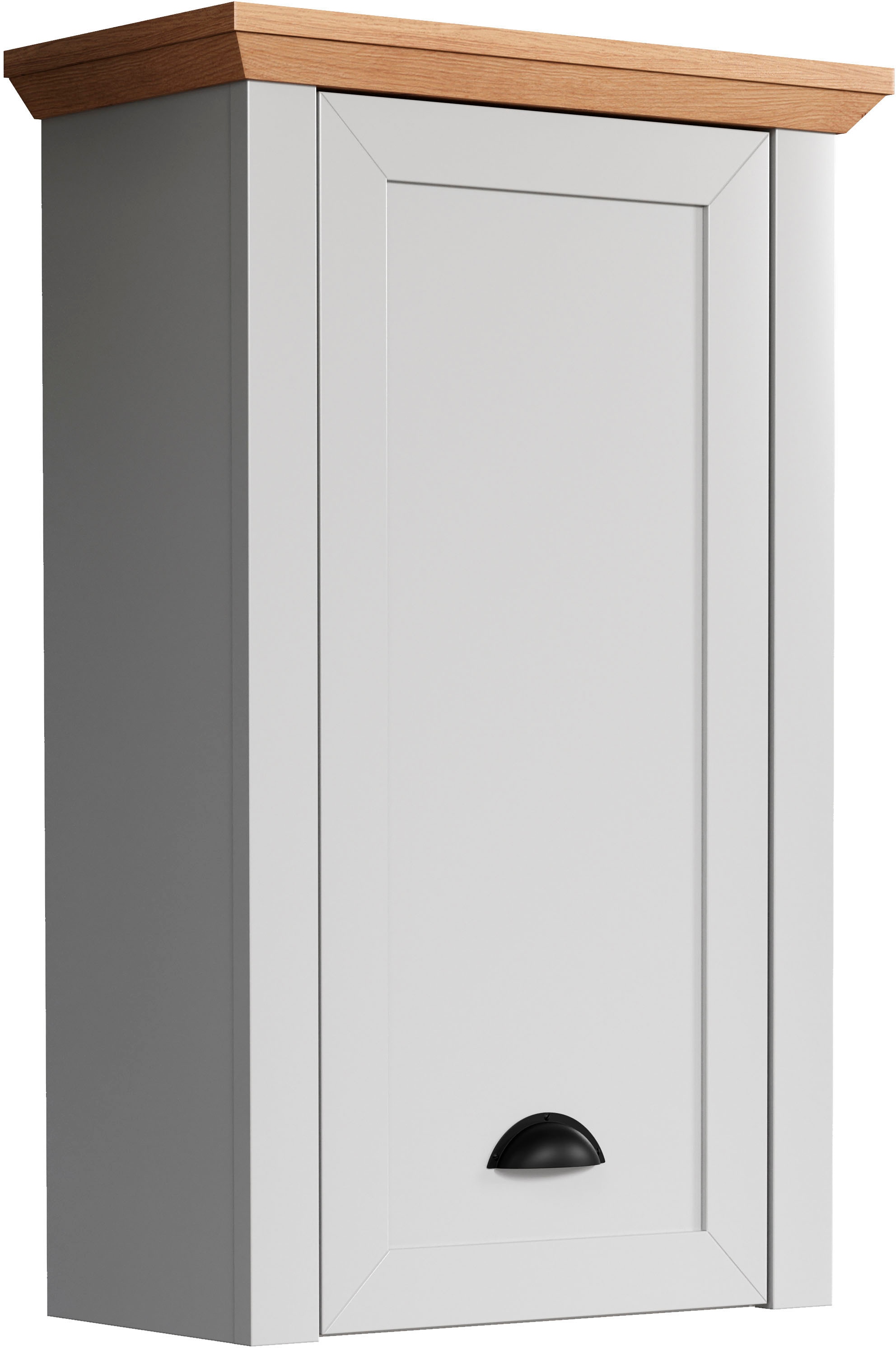 Home affaire Hängeschrank Badschrank mit Muschelgriff im Landhaus-Look - (B/T/H) 46/24/73 cm