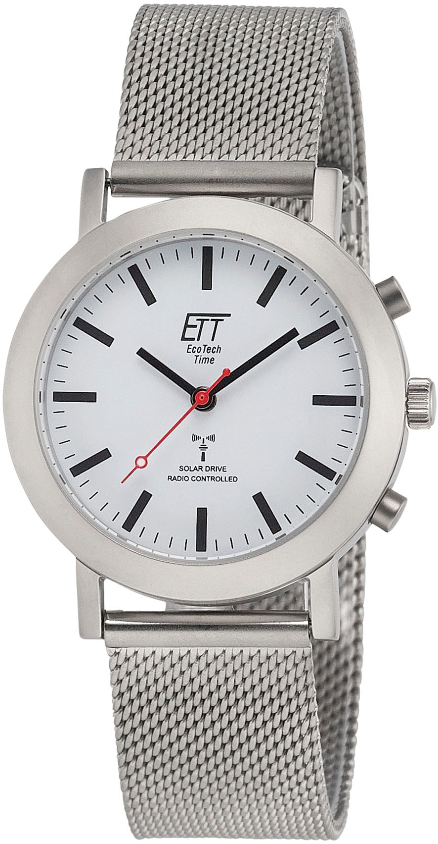 ETT Funkuhr »Station Watch, ELS-11583-11M«, Armbanduhr, Damenuhr, Solar