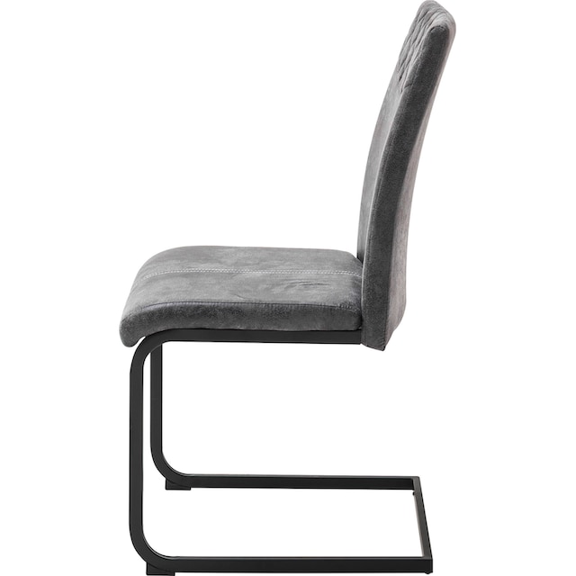 MCA furniture Esszimmerstuhl »Aosta«, Set, 4 St., Stoffbezug, Stoffbezug  Vintagelook, Stuhl belastbar bis 120 Kg auf Rechnung kaufen