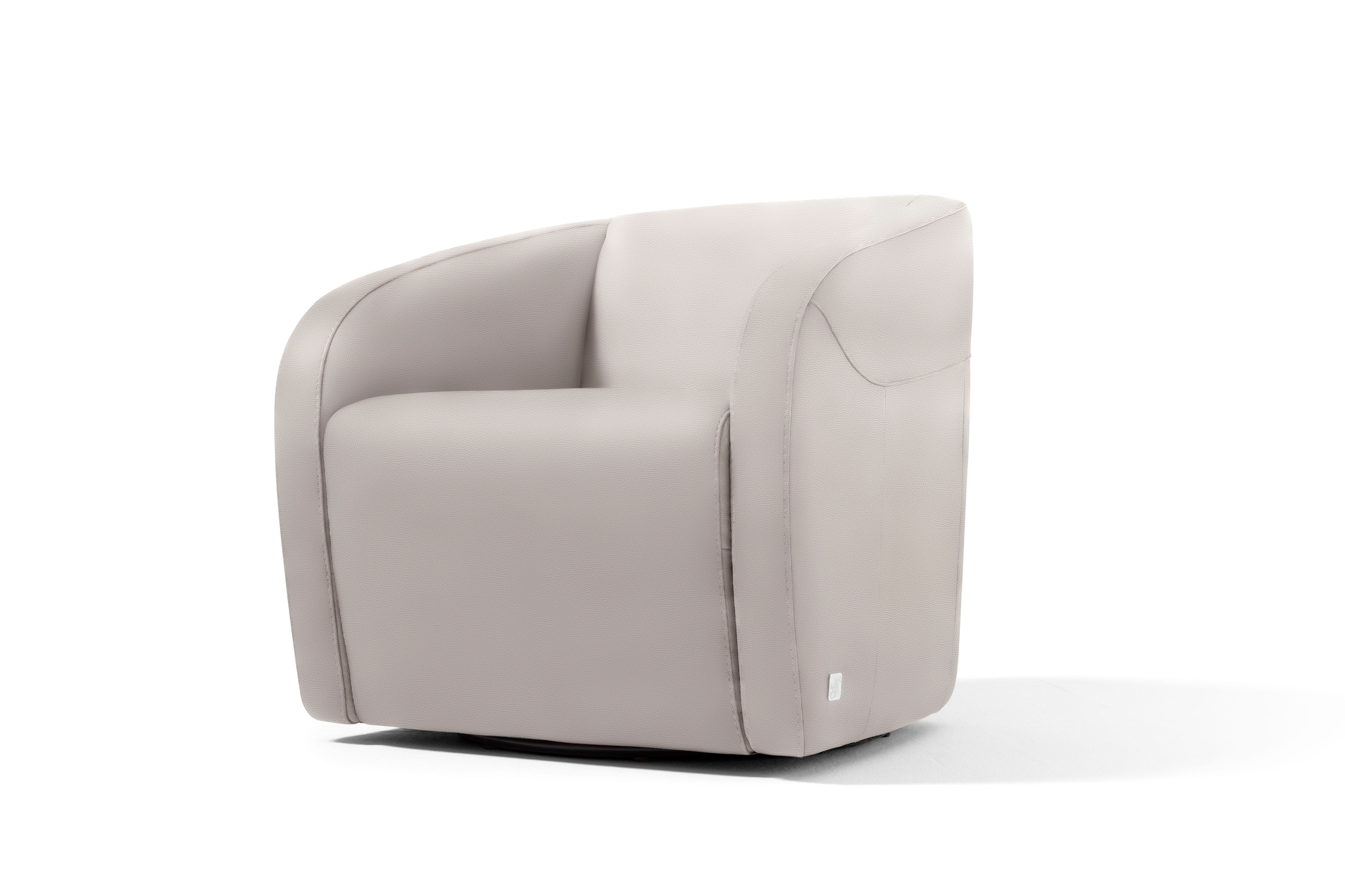 Egoitaliano Sessel "Charlottaas Clubsessel, Designsessel, modern und zeitlos, bequem" drehbar, kompakte Stellmaße, Solitärsessel