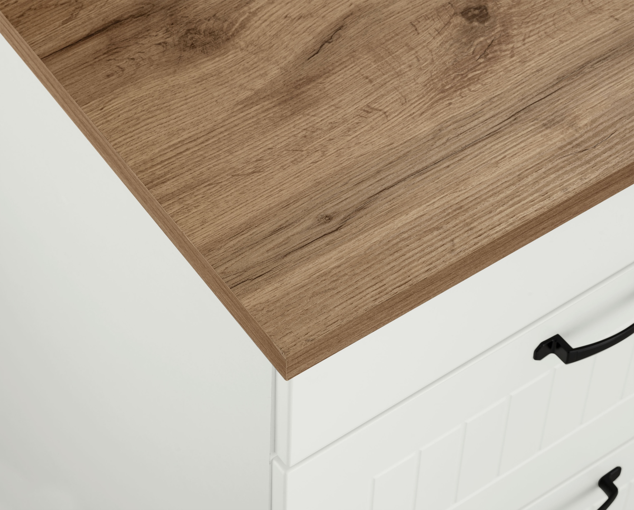 KOCHSTATION Küchenzeile »KS-Athen«, mit E-Geräten, Breite 220 cm, mit hochwertigen MDF Fronten