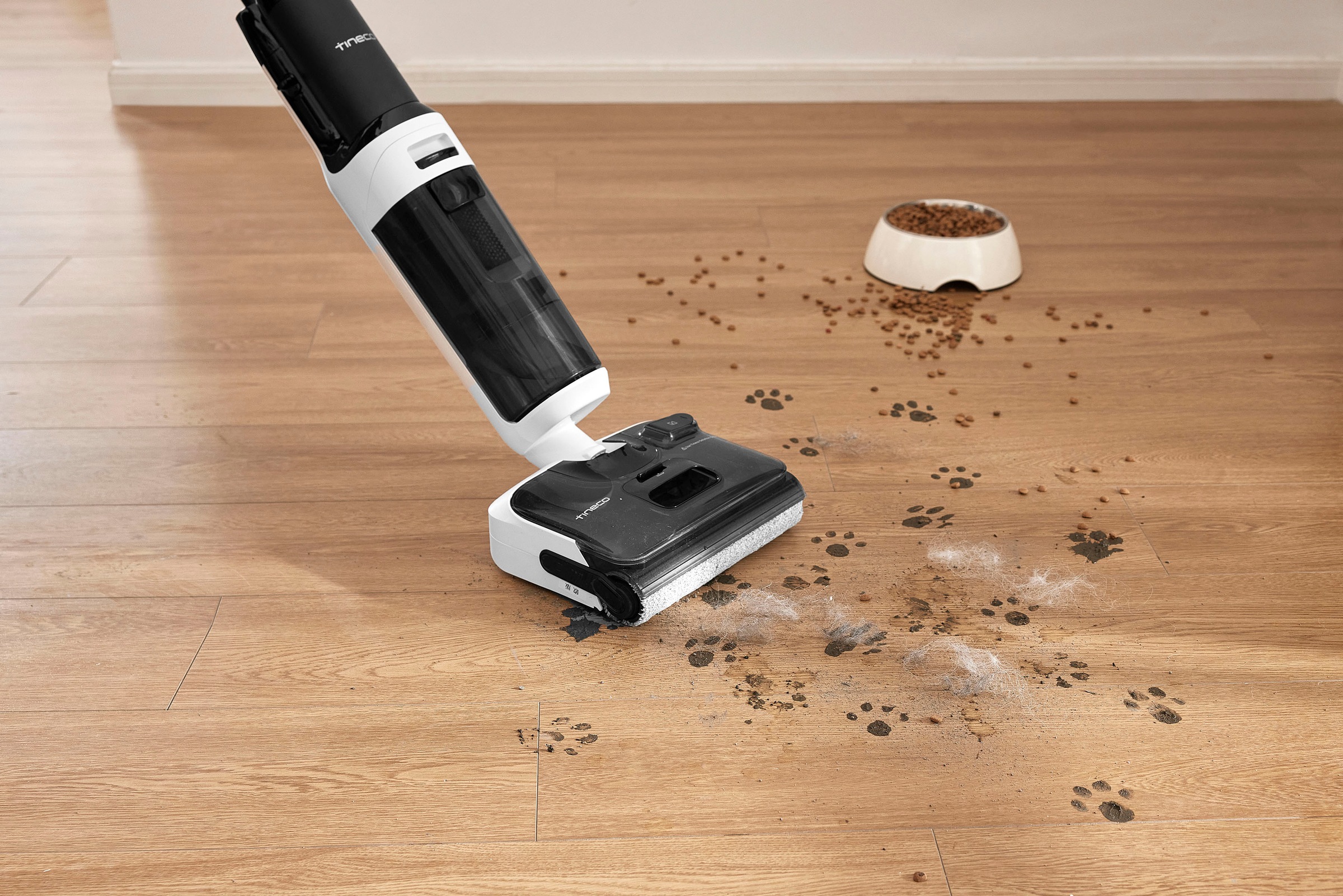 Tineco Nass-Trocken-Sauger »Floor One Switch S6 Stretch Plus mit 85°Grad Heißluft-Trocknung«, für Tierhaare & Allergiker, Selbstreinigung, Teppich & Hartboden