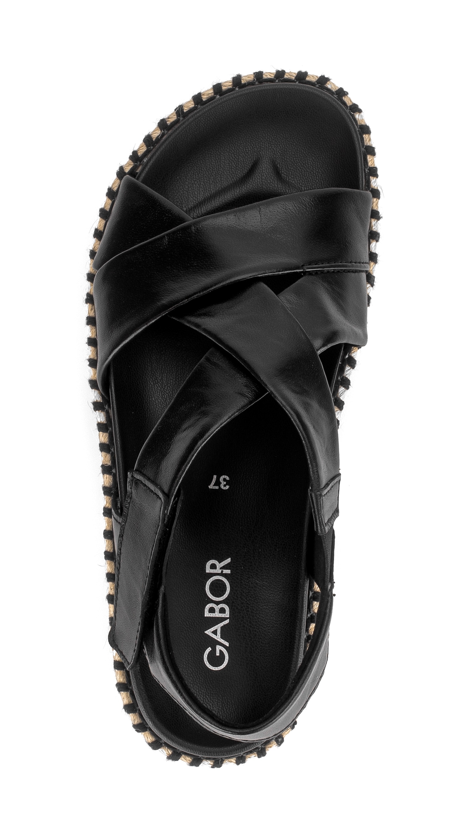 Gabor Riemchensandale  Plateau, Sandalette mit weichen Riemchen
