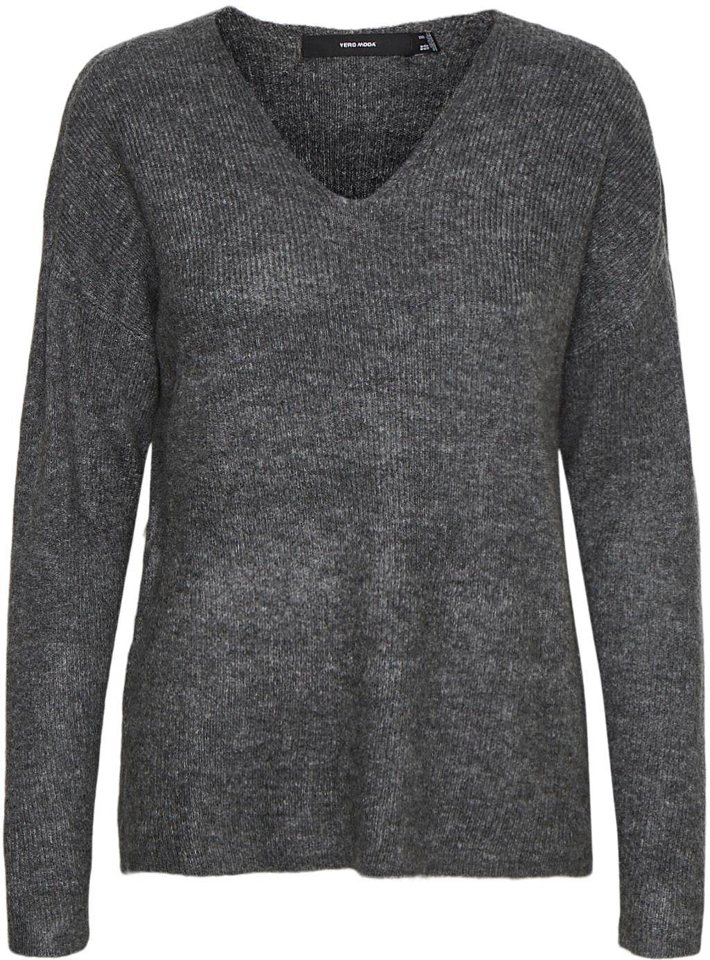 Vero Moda V-Ausschnitt-Pullover »VMCREWLEFILE LS V-NECK BLOUSE NOOS«