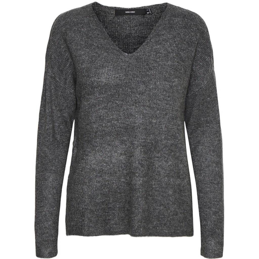 Vero Moda V-Ausschnitt-Pullover »VMCREWLEFILE LS V-NECK BLOUSE NOOS«