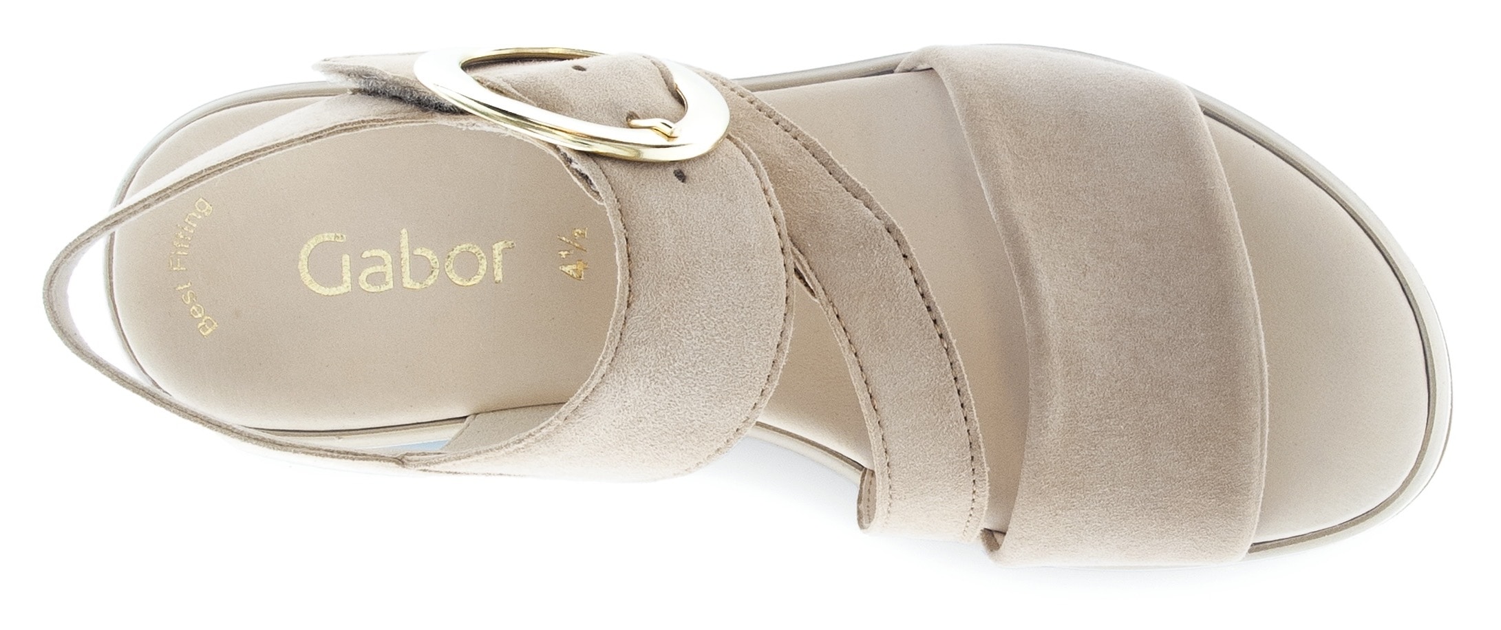 Gabor Keilsandalette  , Sommerschuh, Riemensandale, Bequemschuh mit Best Fitting-Ausstattung